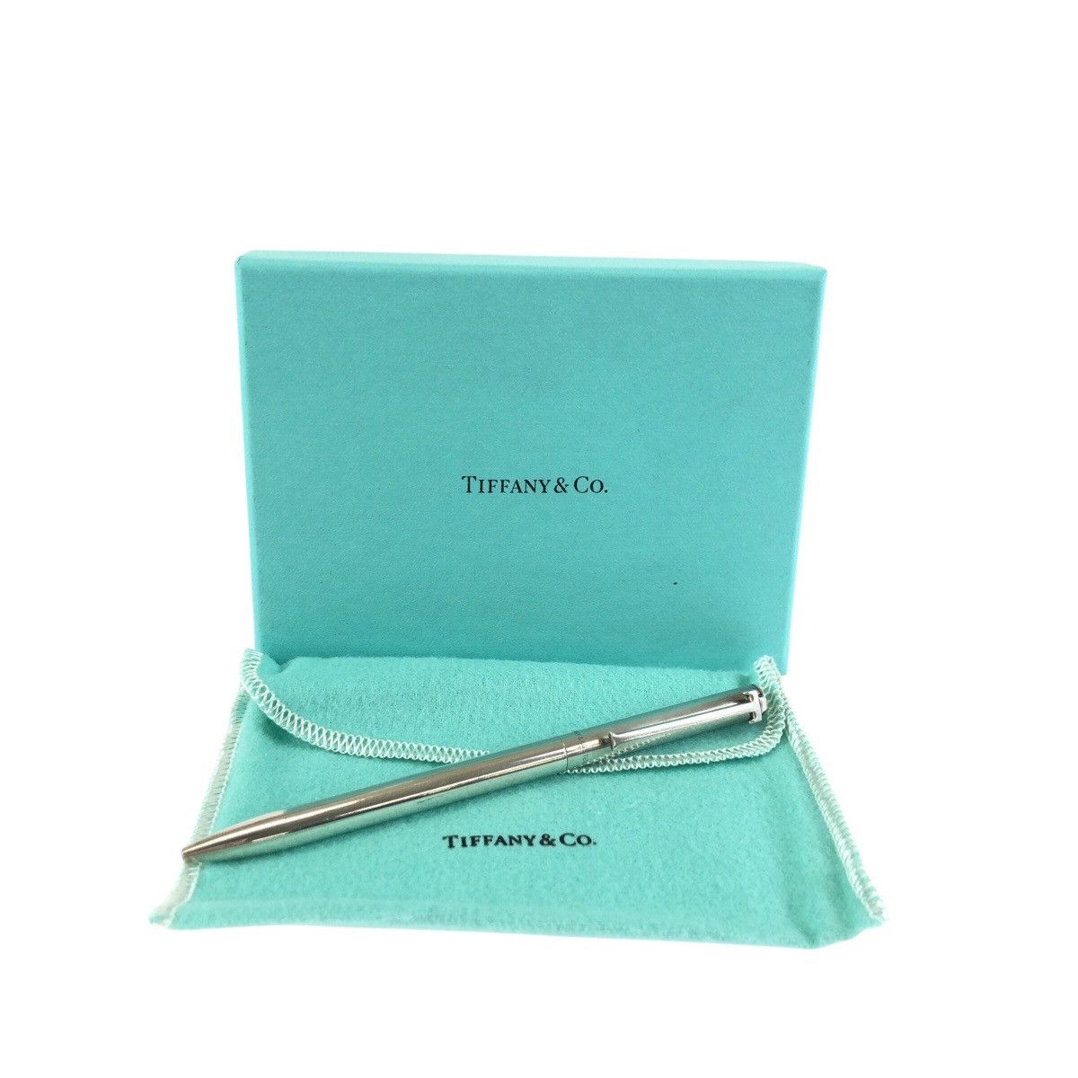 Tiffany & Co. Tiffany & Co. TIFFANY&Co. T Clip Sterling Silver Ballpoint Pen Precious Metal Pen DUTY FREE for USA Size ONE SIZE - 8 Thumbnail