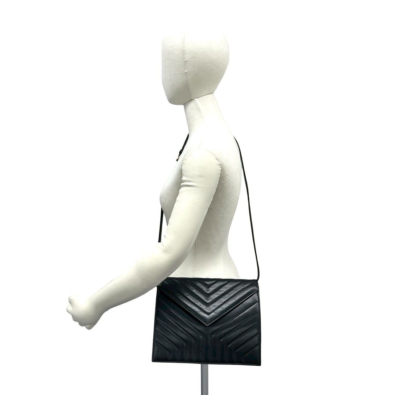 Yves Saint Laurent Yves Saint Laurent Yves Saint Laurent Leather Shoulder Bag Leather Shoulder Bag DUTY FREE for USA Size ONE SIZE - 3 Thumbnail