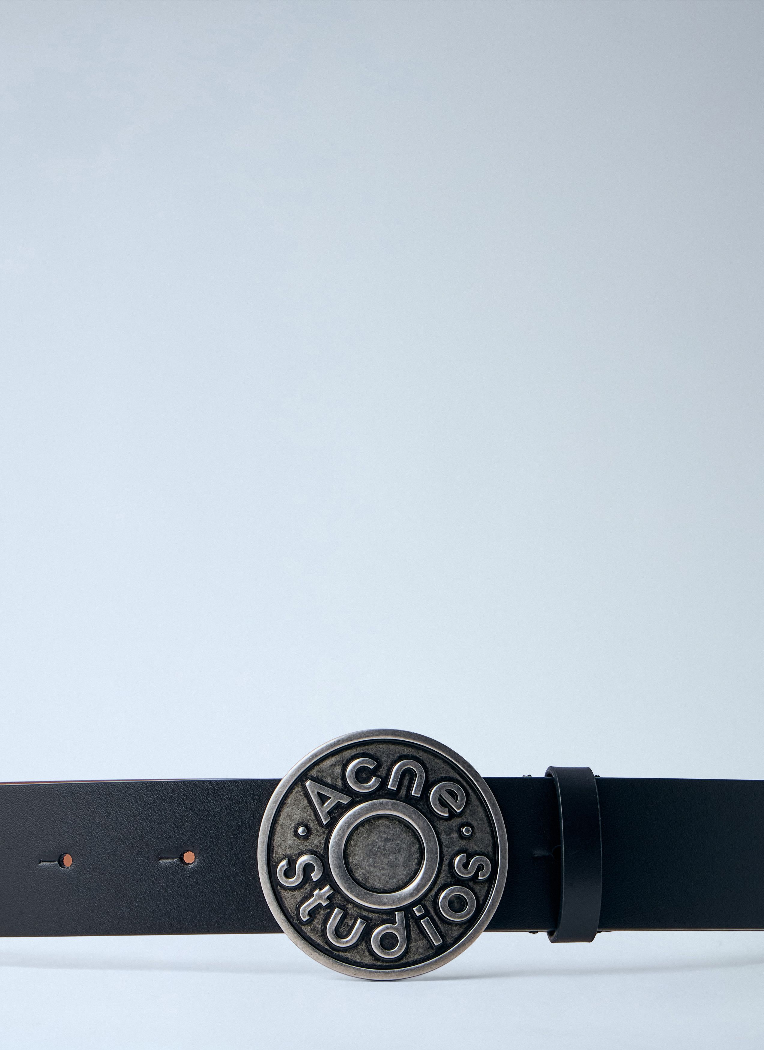 Acne Studios Logo Buckle Leather Belt Size ONE SIZE - 2 Thumbnail