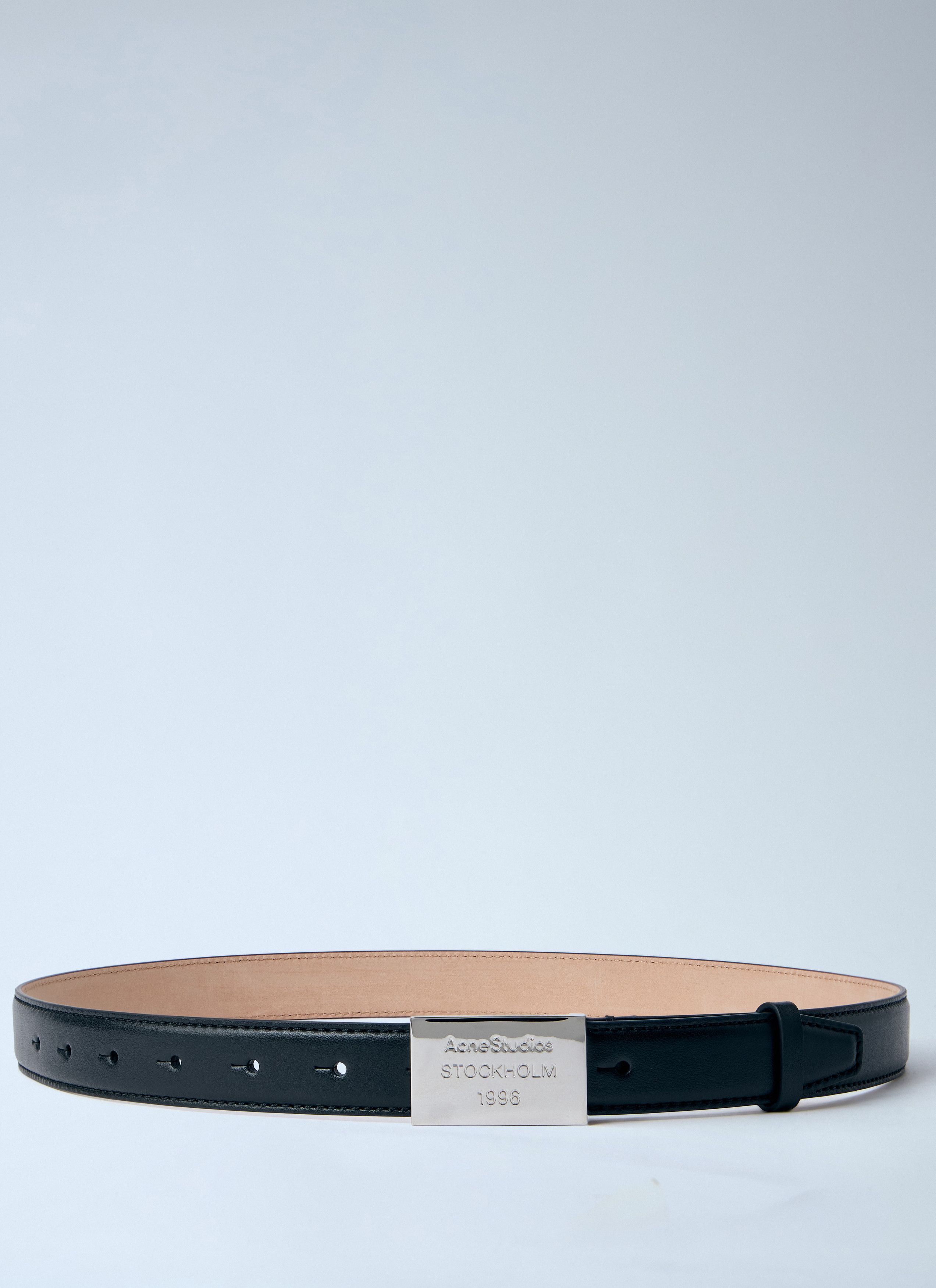 Acne Studios Engraved Logo Leather Belt Size ONE SIZE - 3 Thumbnail