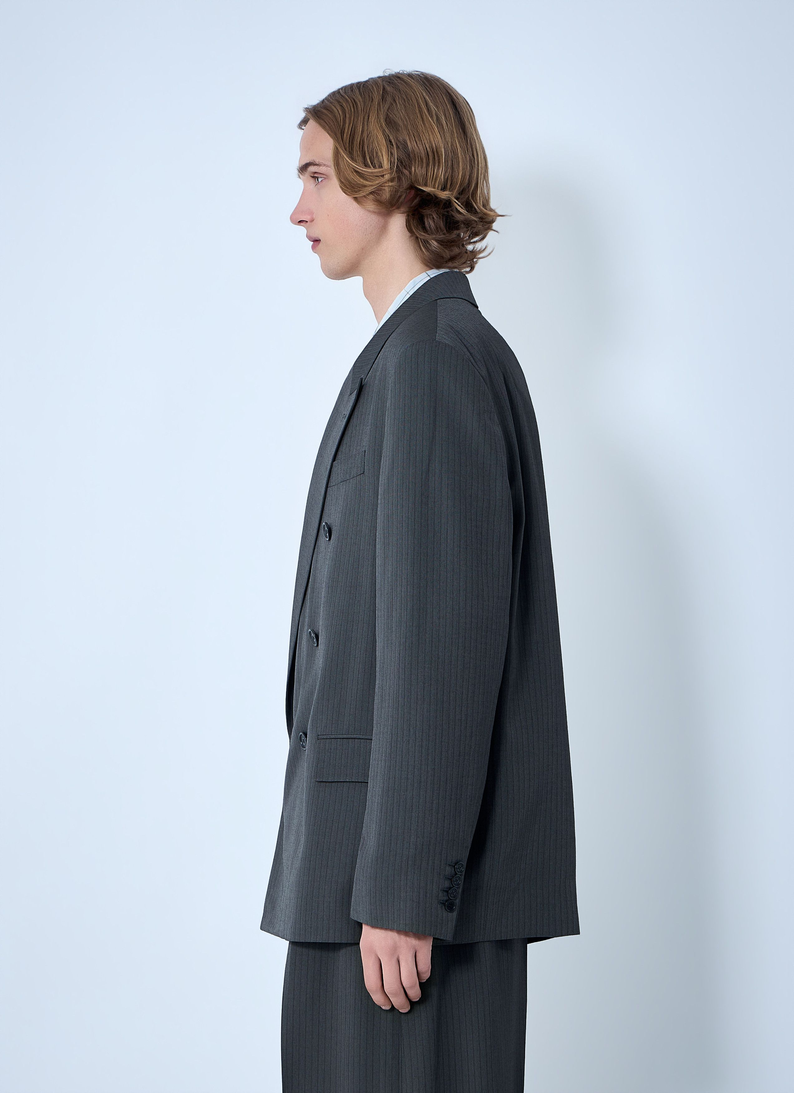 Acne Studios Double-Breasted Suit Jacket Size US L / EU 52-54 / 3 - 3 Thumbnail