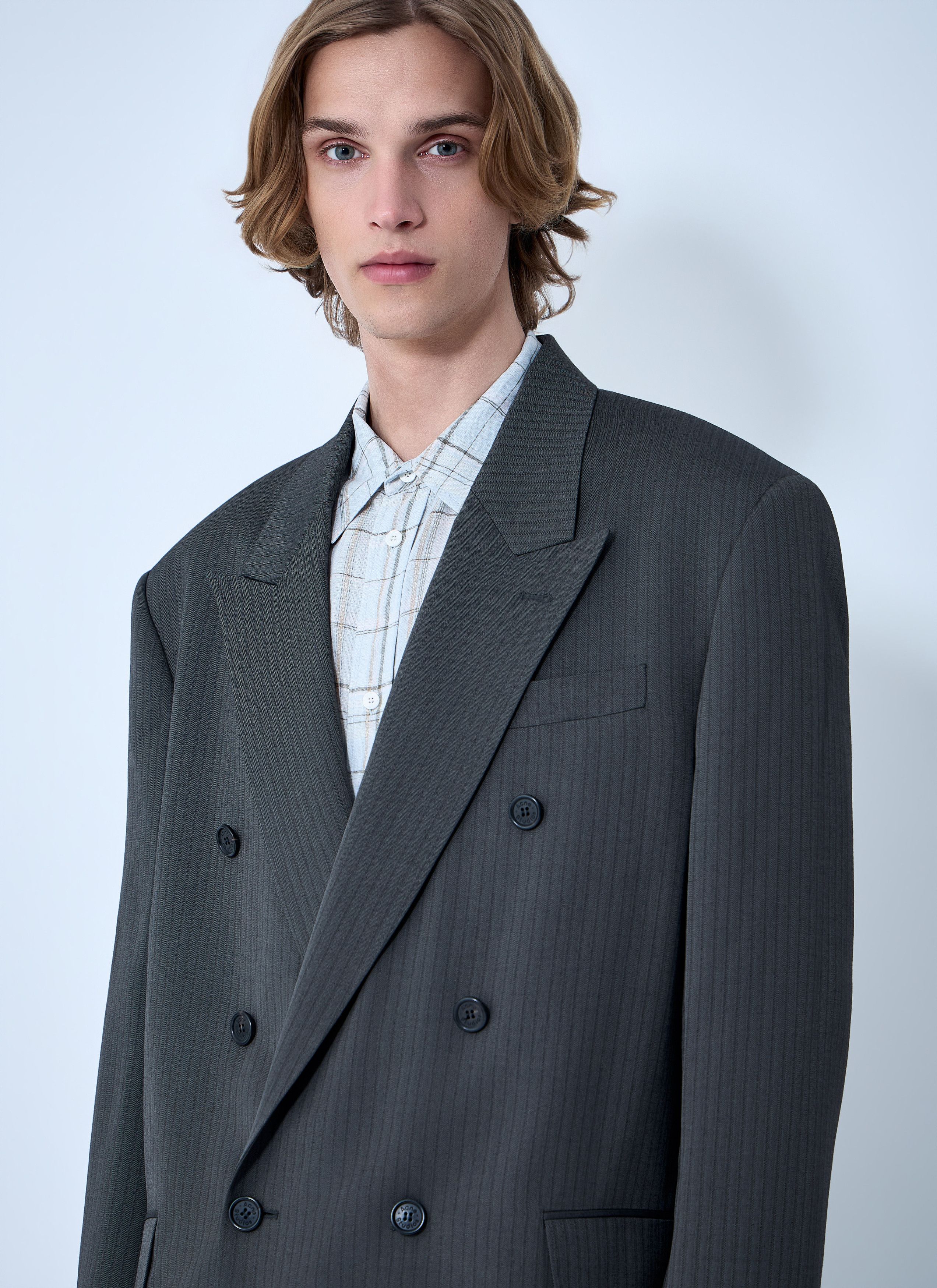 Acne Studios Double-Breasted Suit Jacket Size US XL / EU 56 / 4 - 5 Thumbnail