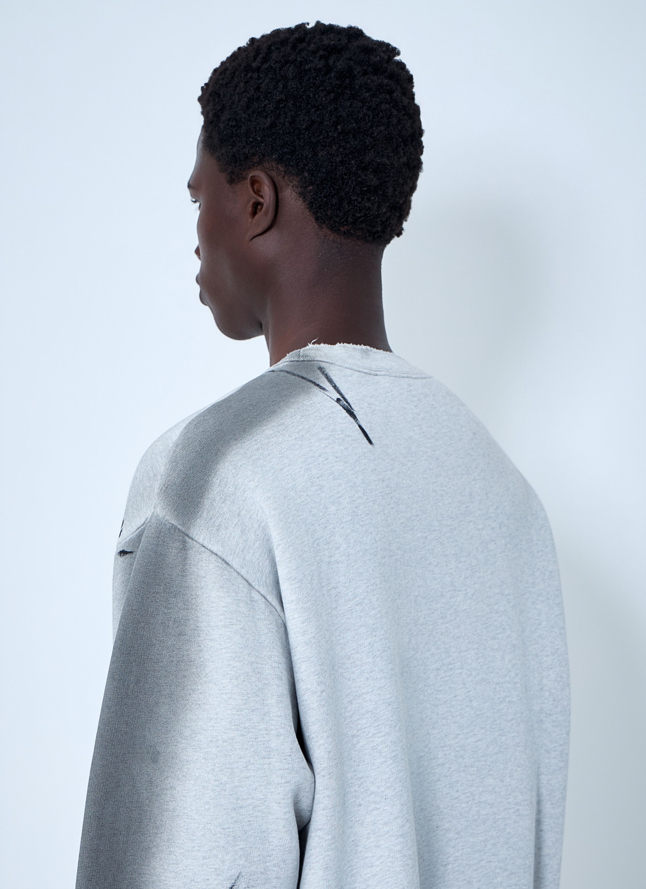 Acne Studios Sprayed Logo Sweatshirt Size US XL / EU 56 / 4 - 6 Thumbnail