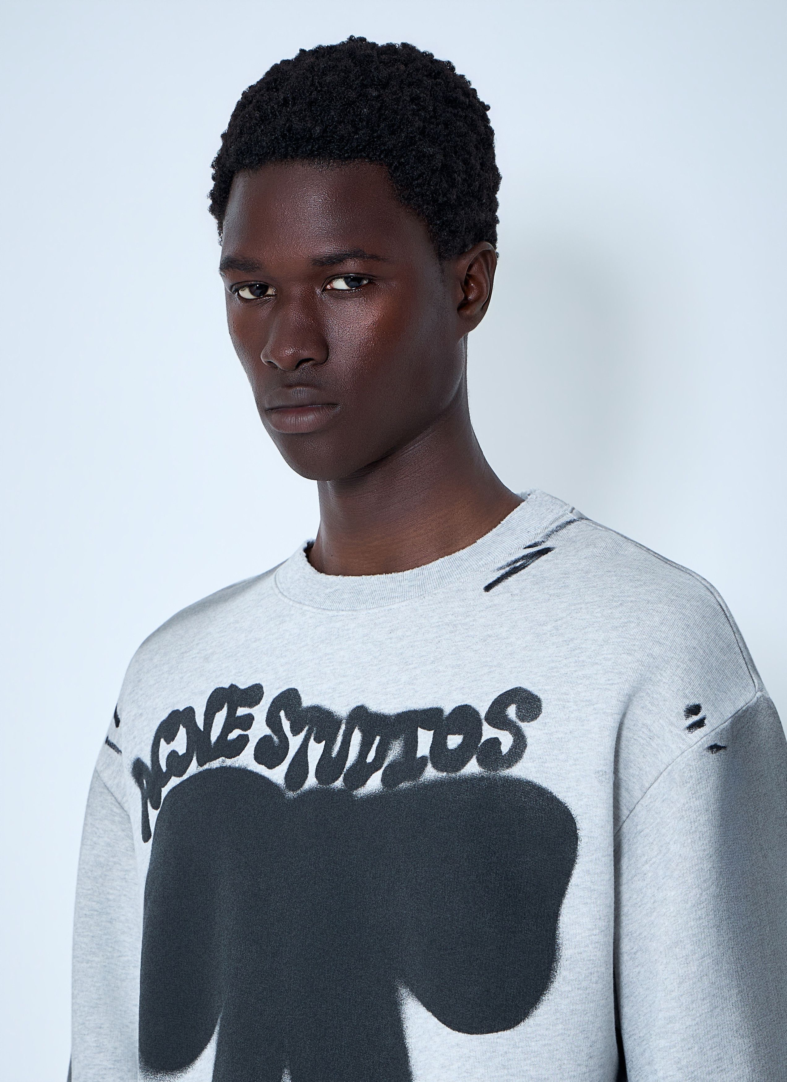 Acne Studios Sprayed Logo Sweatshirt Size US M / EU 48-50 / 2 - 5 Thumbnail