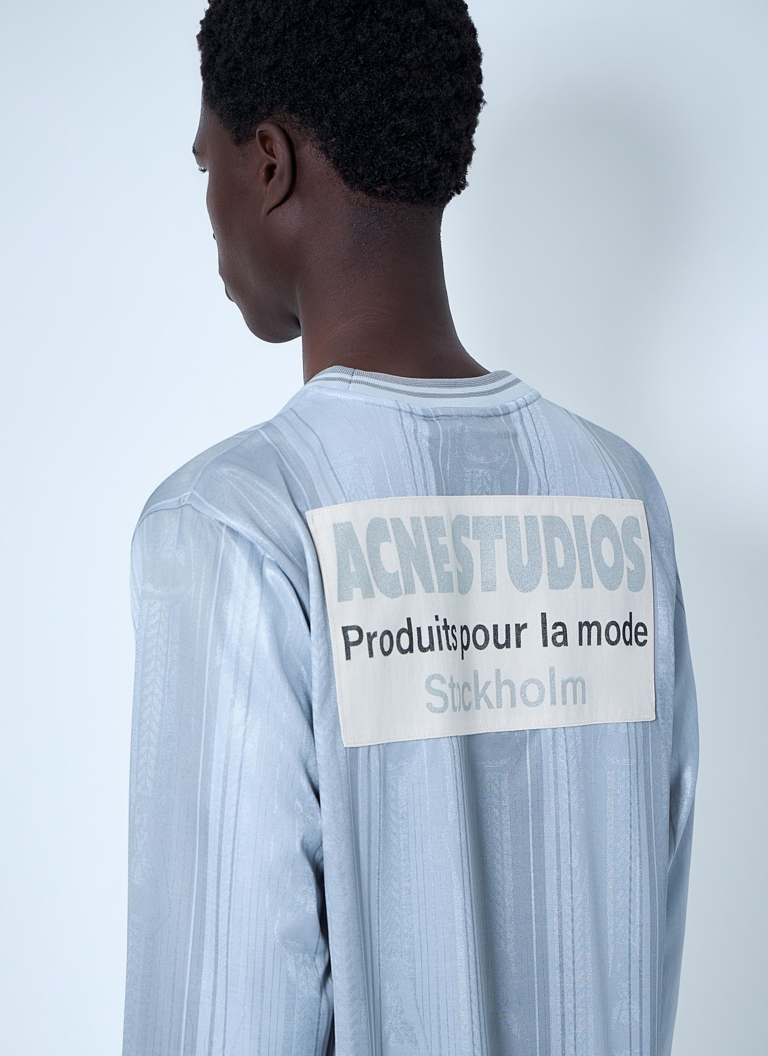 Acne Studios Embroidered Logo Long-Sleeve Shirt Size US XL / EU 56 / 4 - 6 Thumbnail