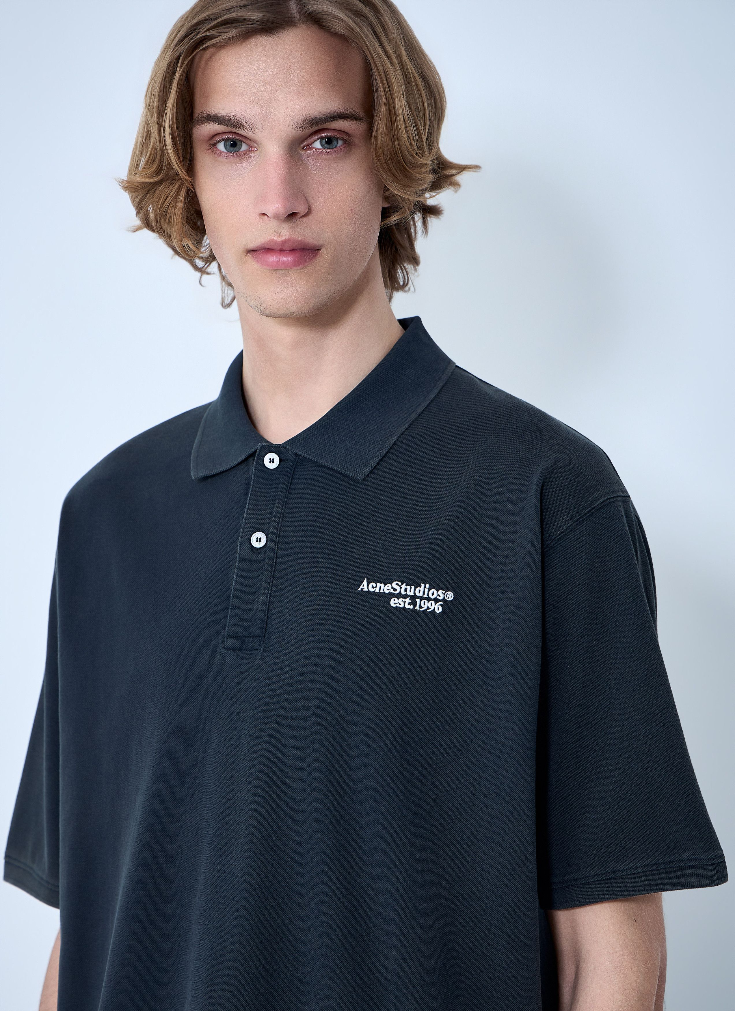 Acne Studios Piqué Polo Shirt Size US XL / EU 56 / 4 - 5 Thumbnail