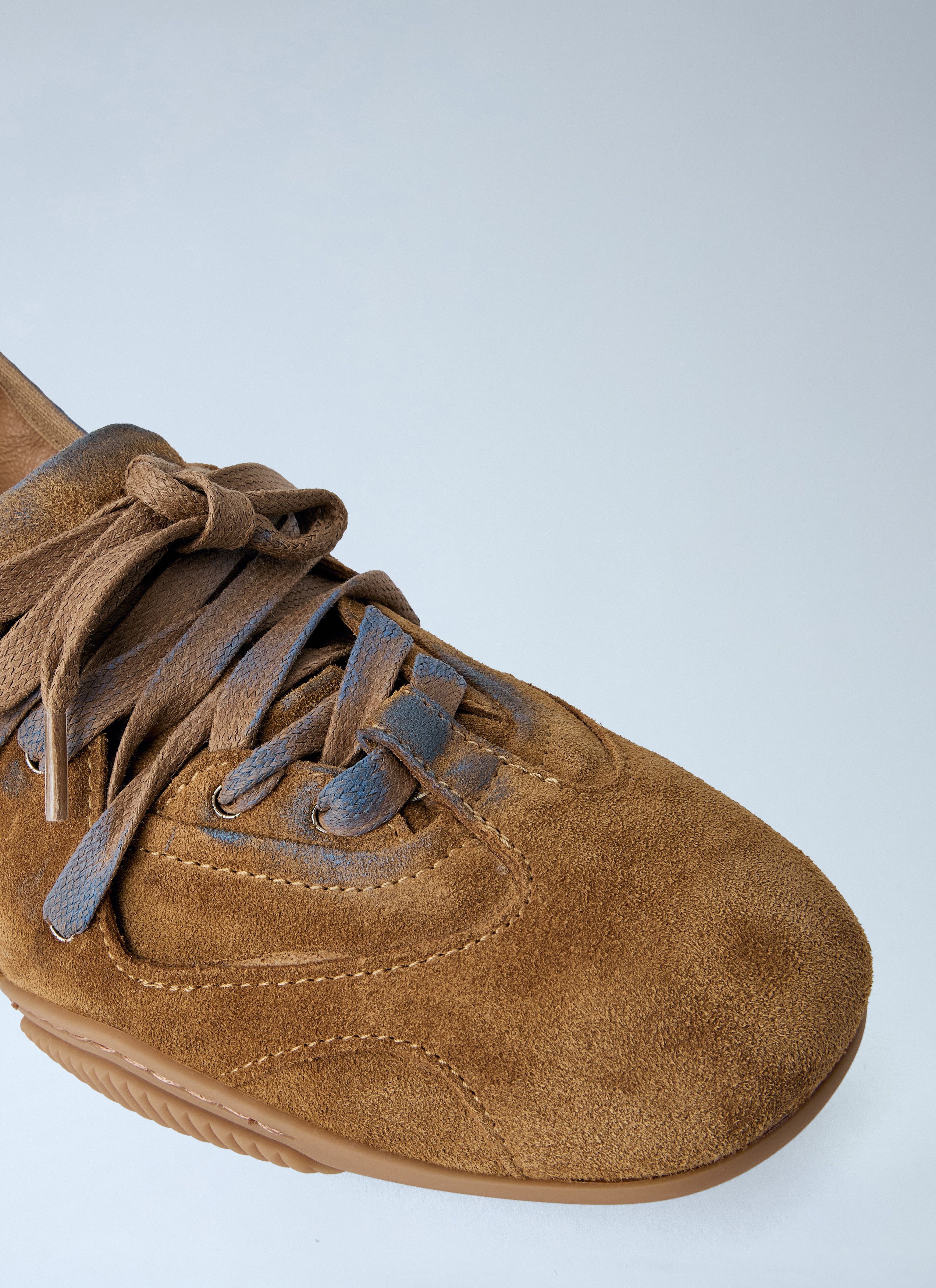 Acne Studios Lace-Up Suede Flats Size US 8 / IT 38 - 3 Thumbnail