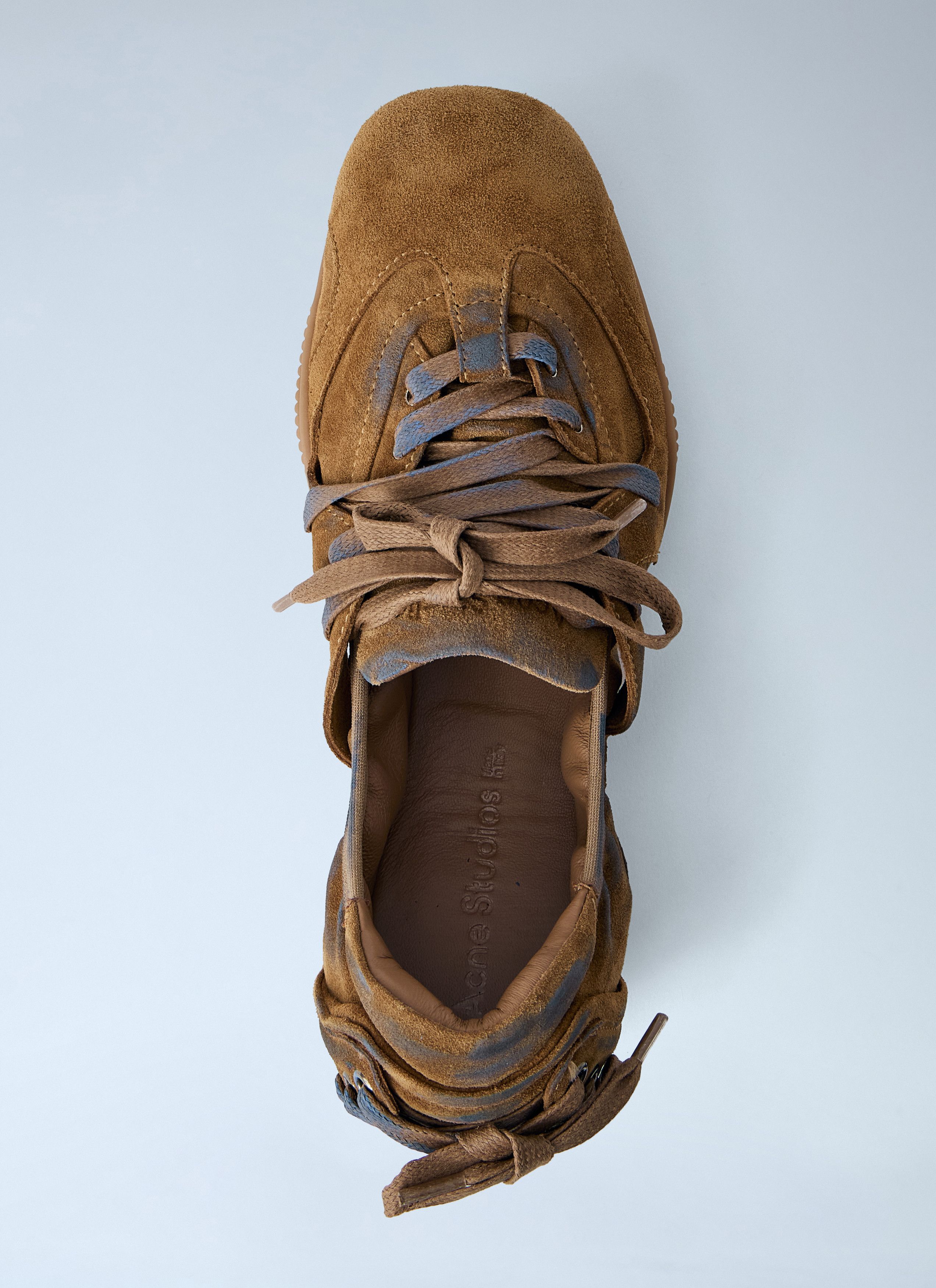 Acne Studios Lace-Up Suede Flats Size US 10 / IT 40 - 6 Thumbnail