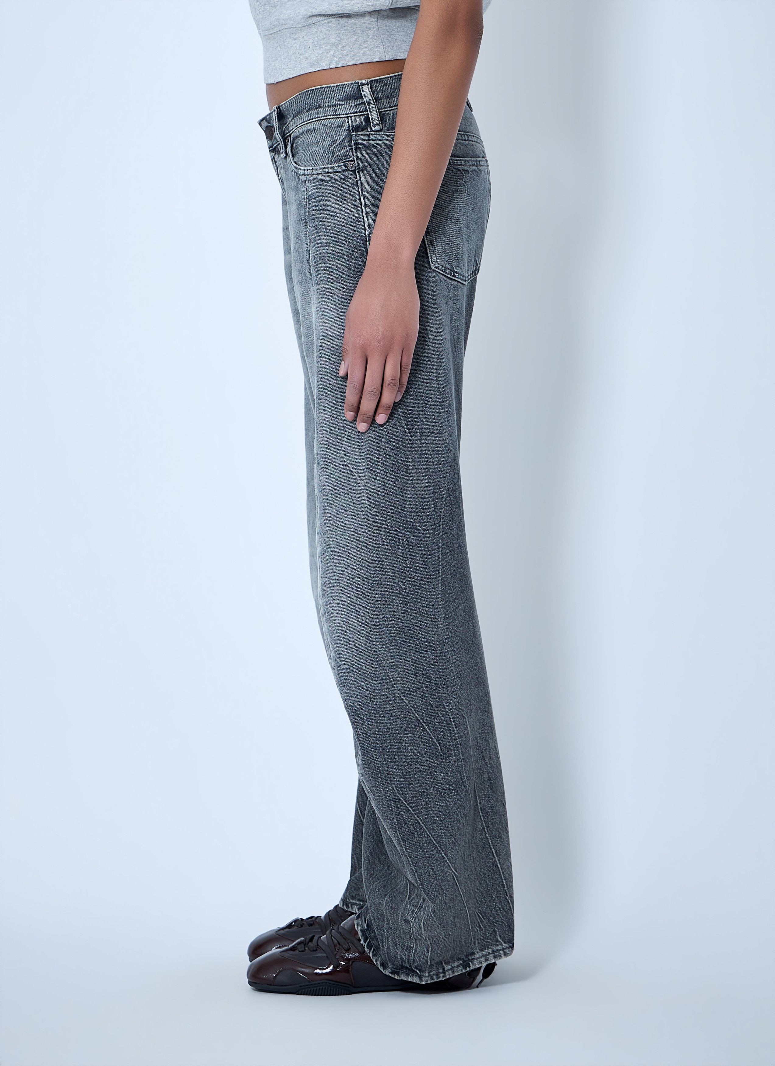 Acne Studios Wide-Leg Denim Trousers Size 29" - 3 Thumbnail