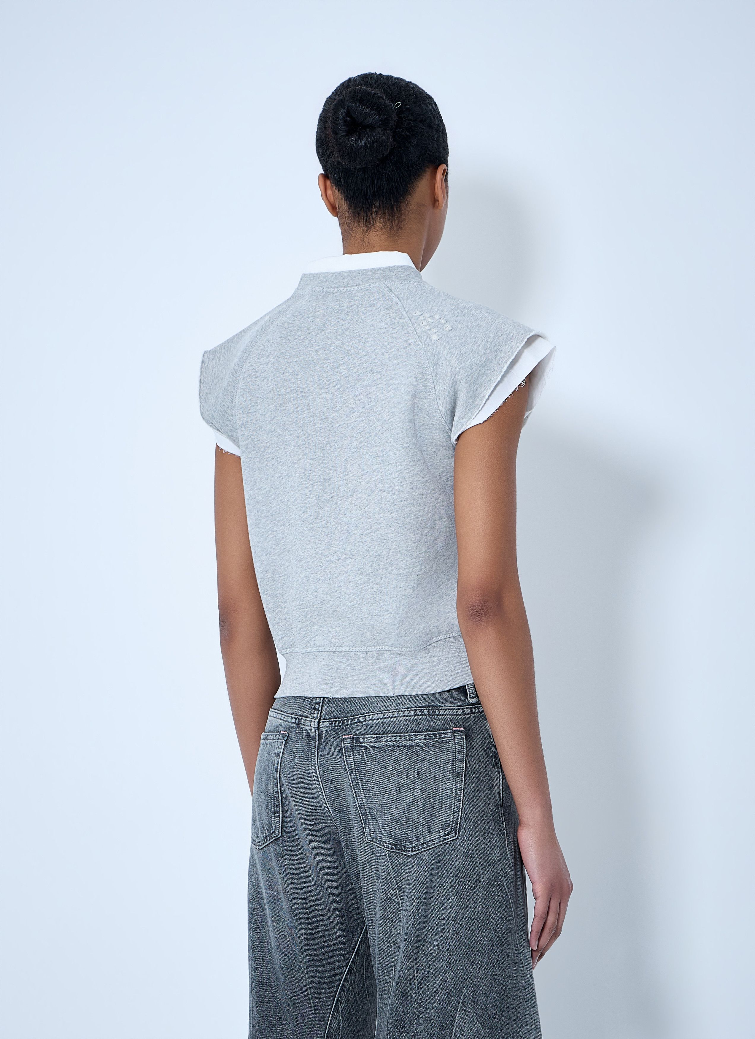 Acne Studios Sleeveless Logo Sweatshirt Size M / US 6-8 / IT 42-44 - 4 Thumbnail