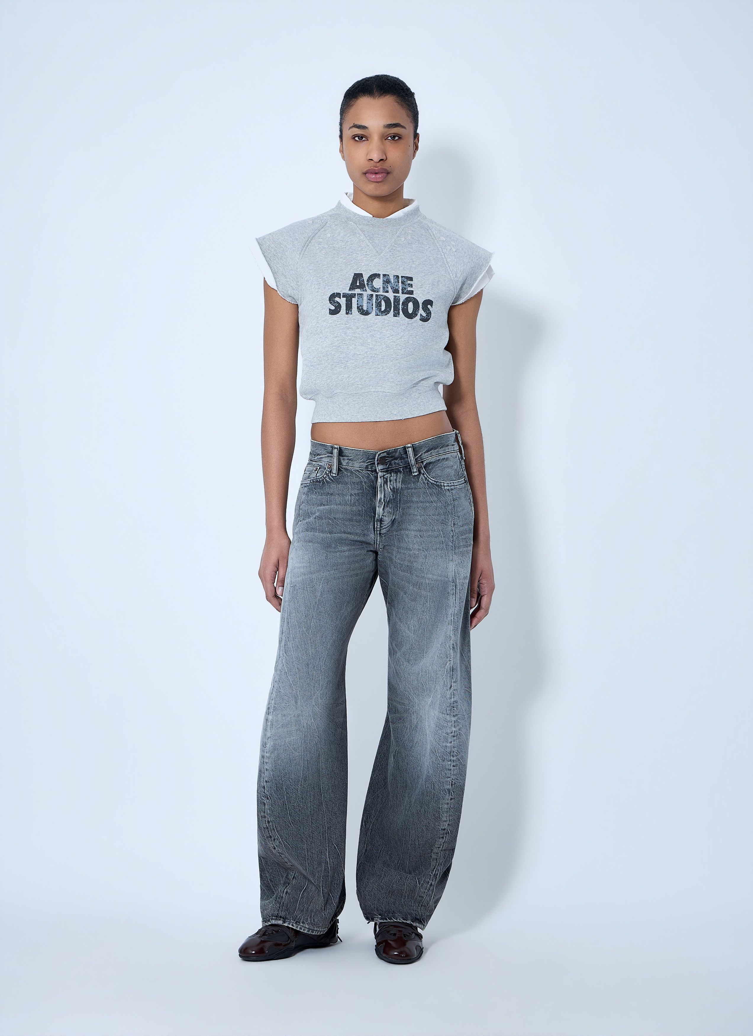 Acne Studios Sleeveless Logo Sweatshirt Size M / US 6-8 / IT 42-44 - 2 Thumbnail