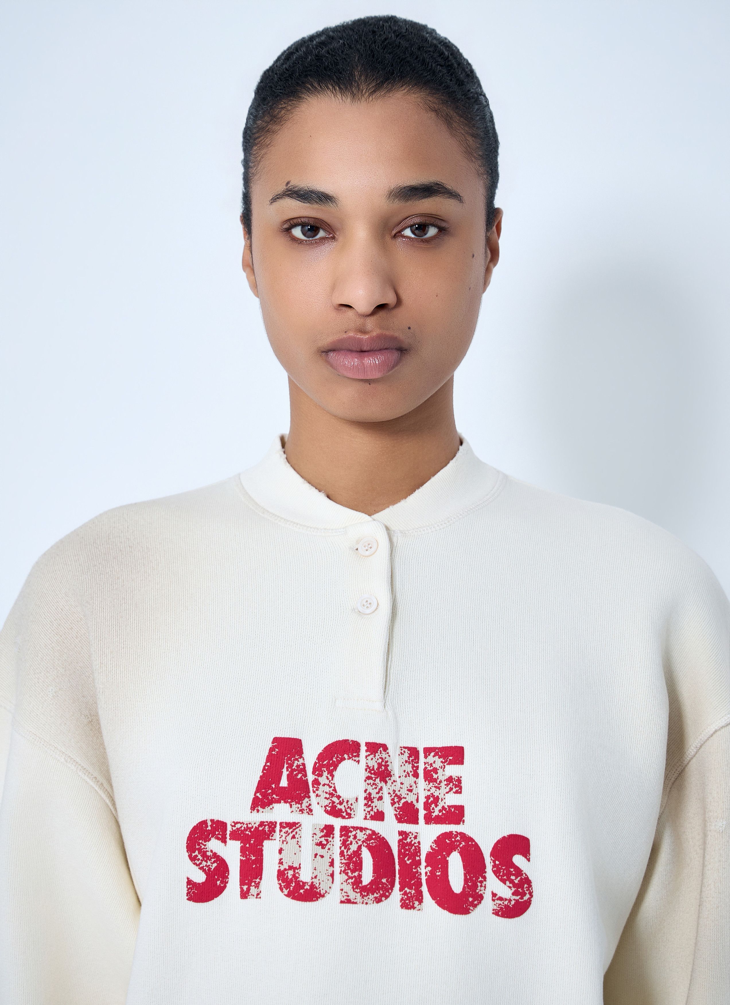 Acne Studios Logo Embroidered Sweatshirt Size S / US 4 / IT 40 - 5 Thumbnail