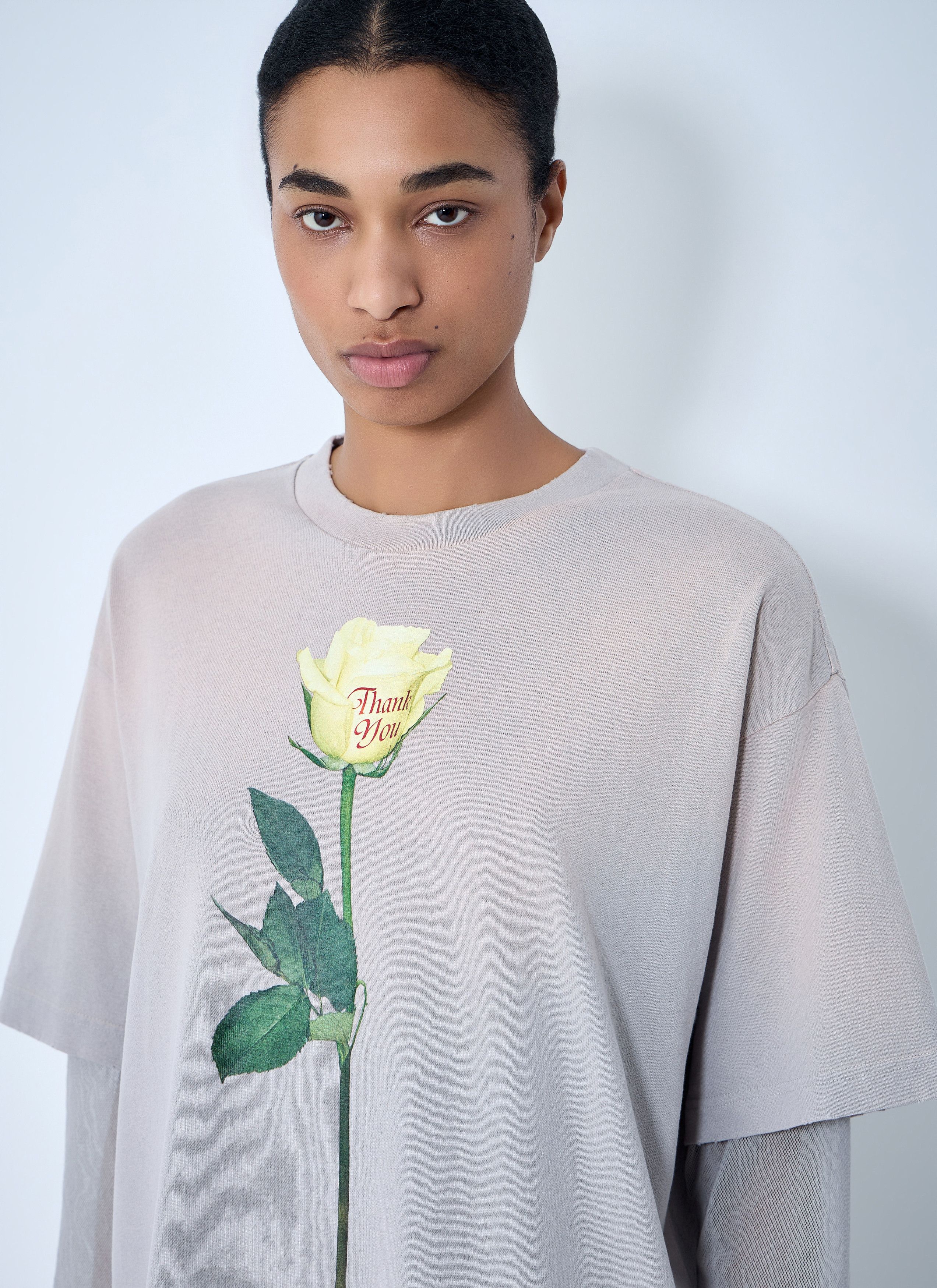 Acne Studios Layered Graphic T-Shirt Size M / US 6-8 / IT 42-44 - 5 Thumbnail
