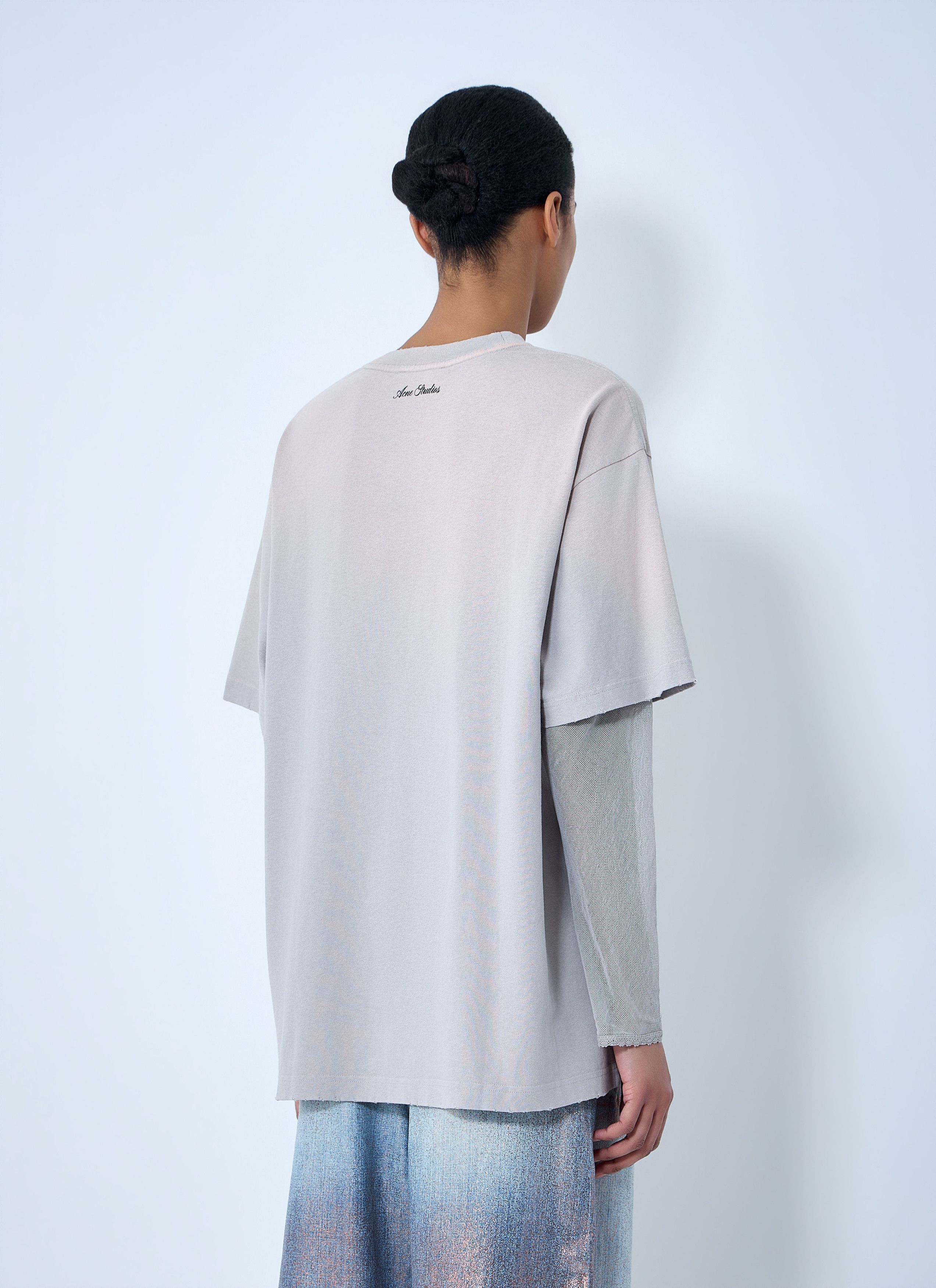 Acne Studios Layered Graphic T-Shirt Size M / US 6-8 / IT 42-44 - 4 Thumbnail