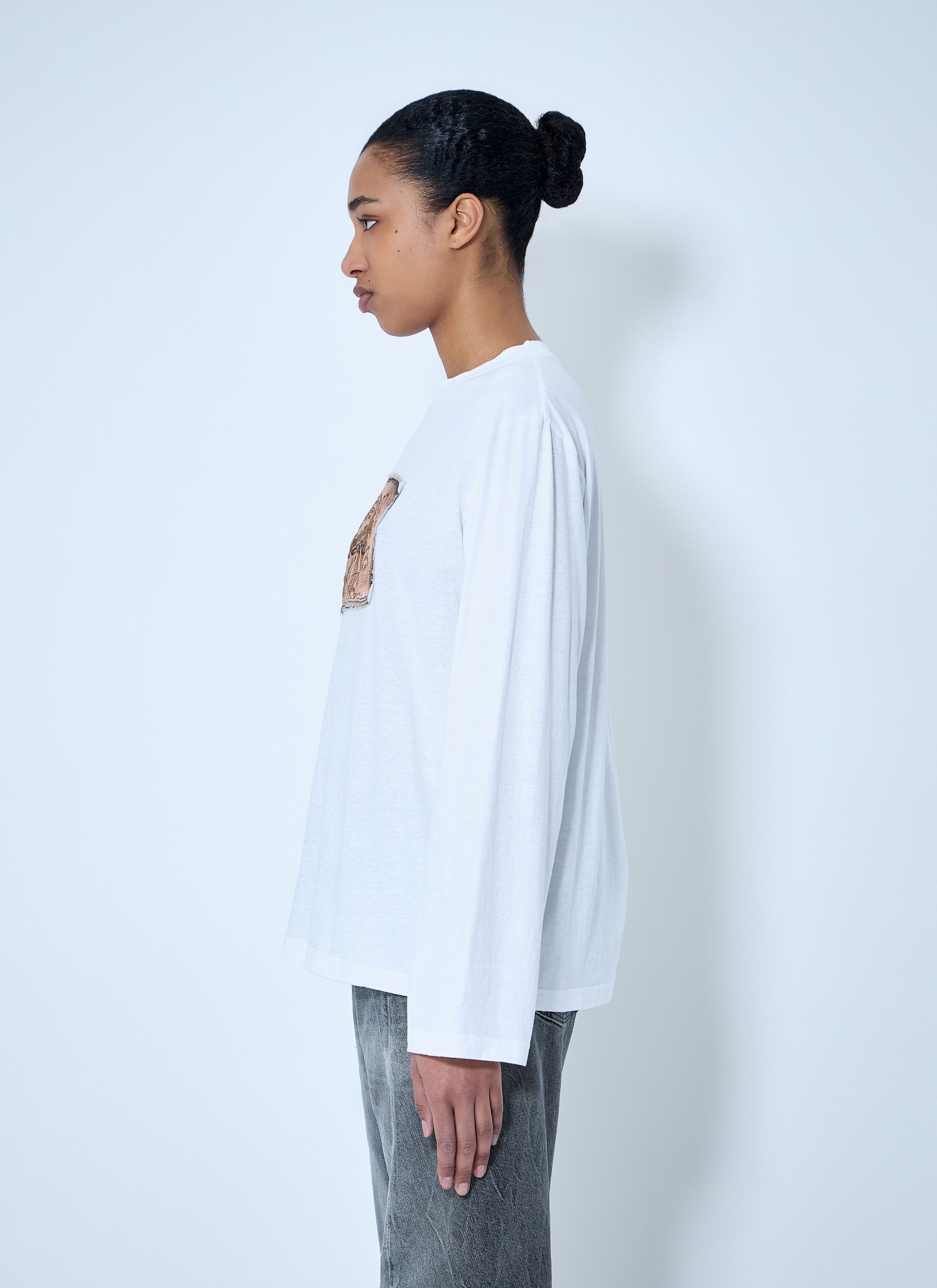Acne Studios Graphic Print Long Sleeve T-Shirt Size M / US 6-8 / IT 42-44 - 3 Thumbnail