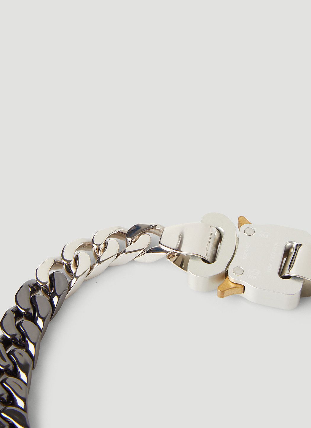1017 ALYX 9SM Two-Tone Signature Buckle Necklace Size ONE SIZE - 4 Thumbnail