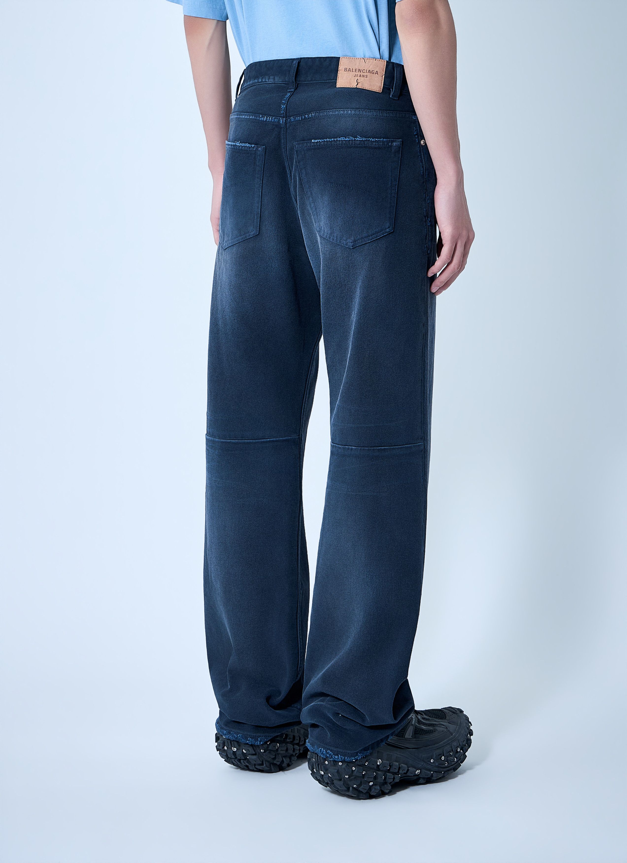 Balenciaga Curved Knee Pants Size US 34 / EU 50 - 4 Thumbnail