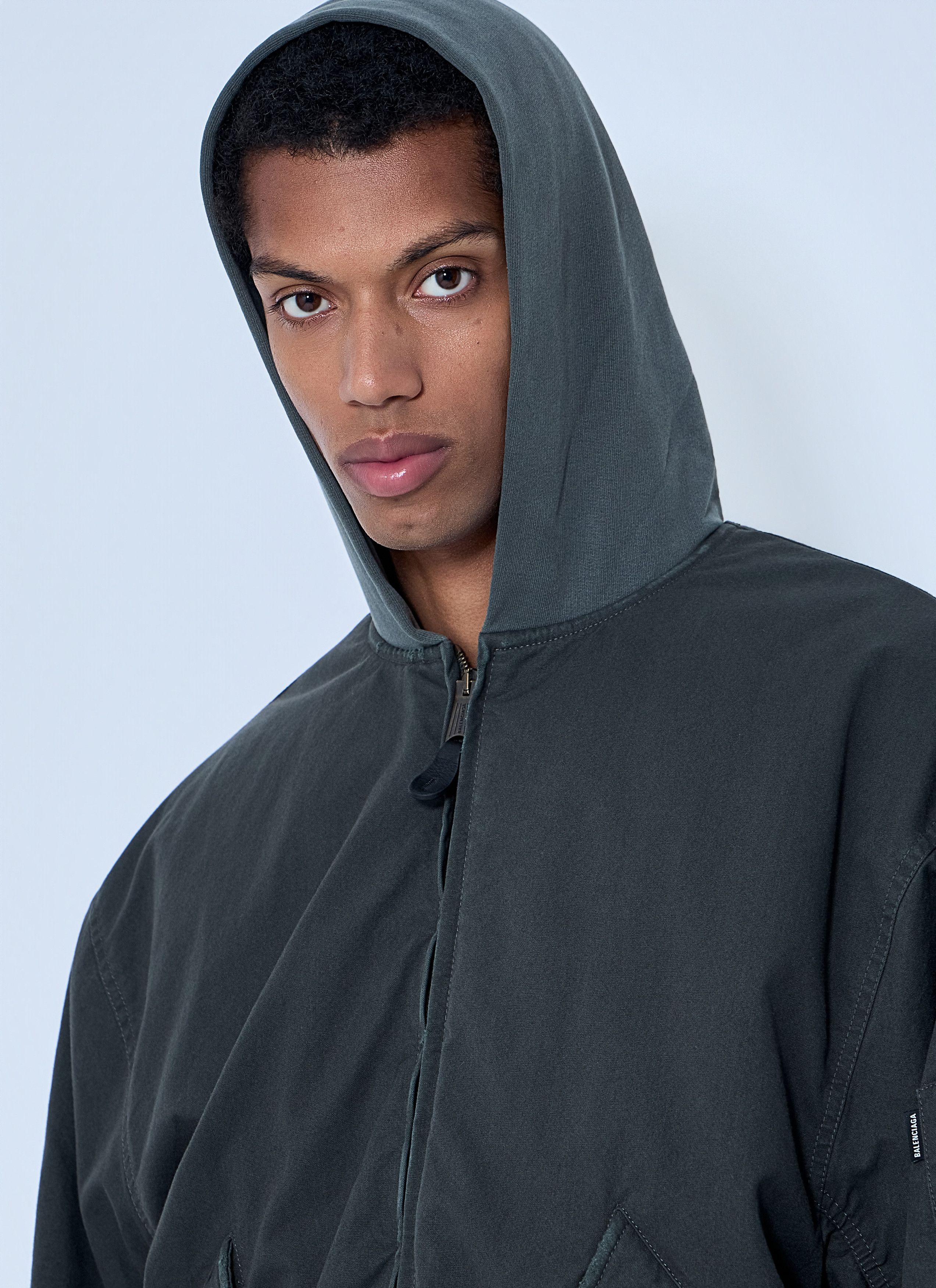 Balenciaga Hooded Bomber Jacket Size US M / EU 48-50 / 2 - 5 Thumbnail
