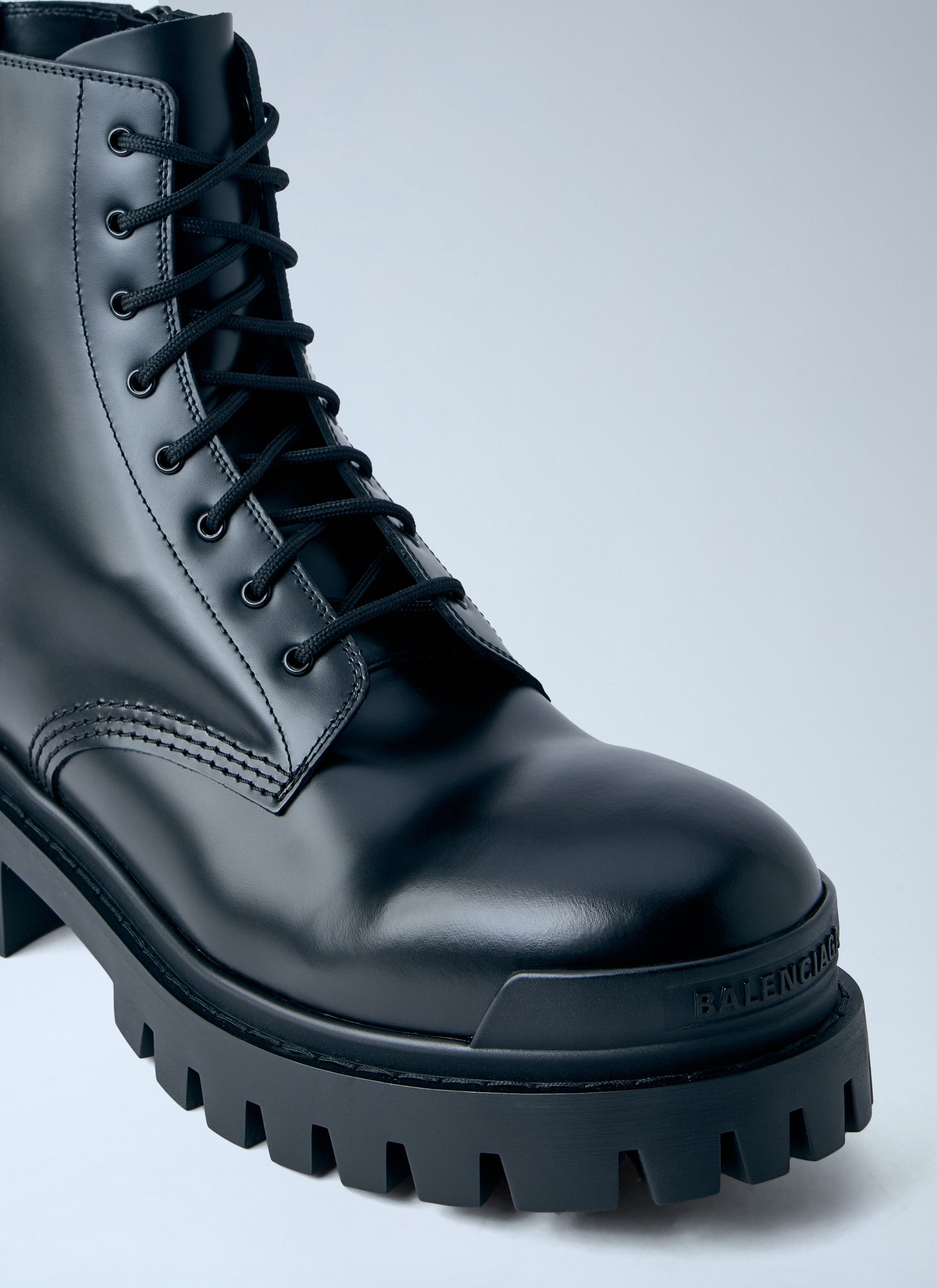 Balenciaga Combat Strike Boots Size US 12 / EU 45 - 3 Thumbnail