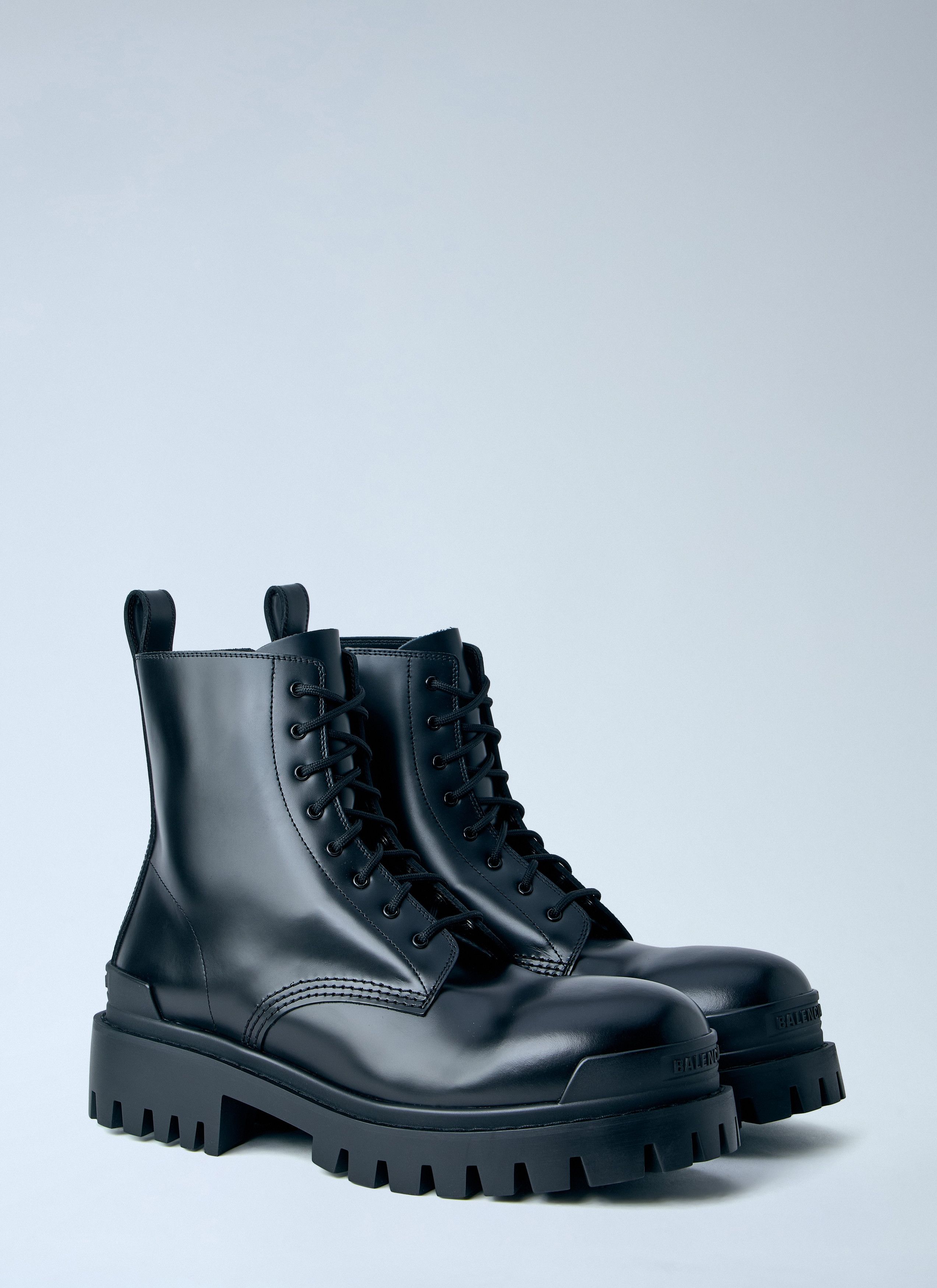 Balenciaga Combat Strike Boots Size US 12 / EU 45 - 2 Thumbnail