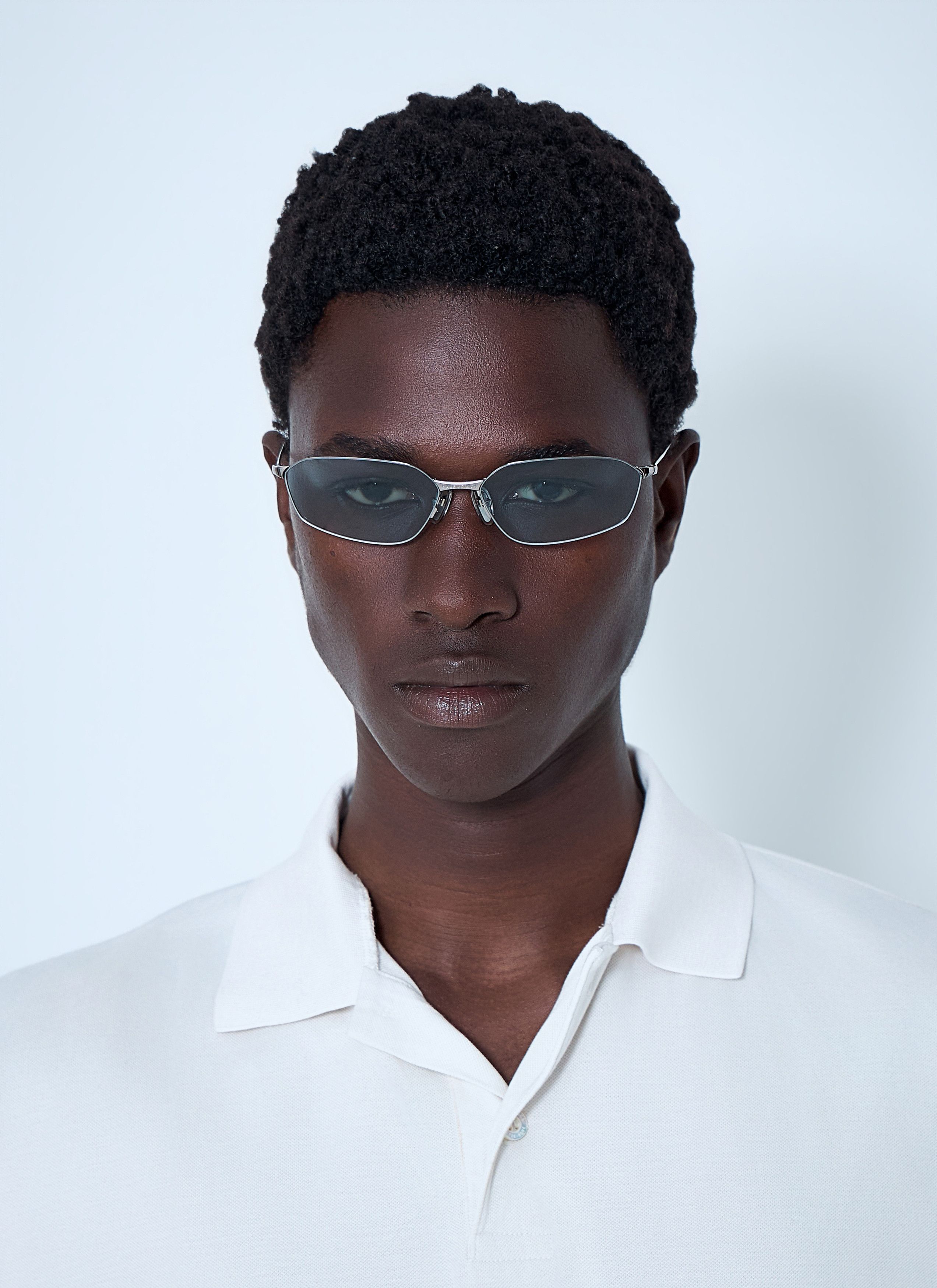 Balenciaga Invisible 2.0 Oval Sunglasses Size ONE SIZE - 2 Thumbnail