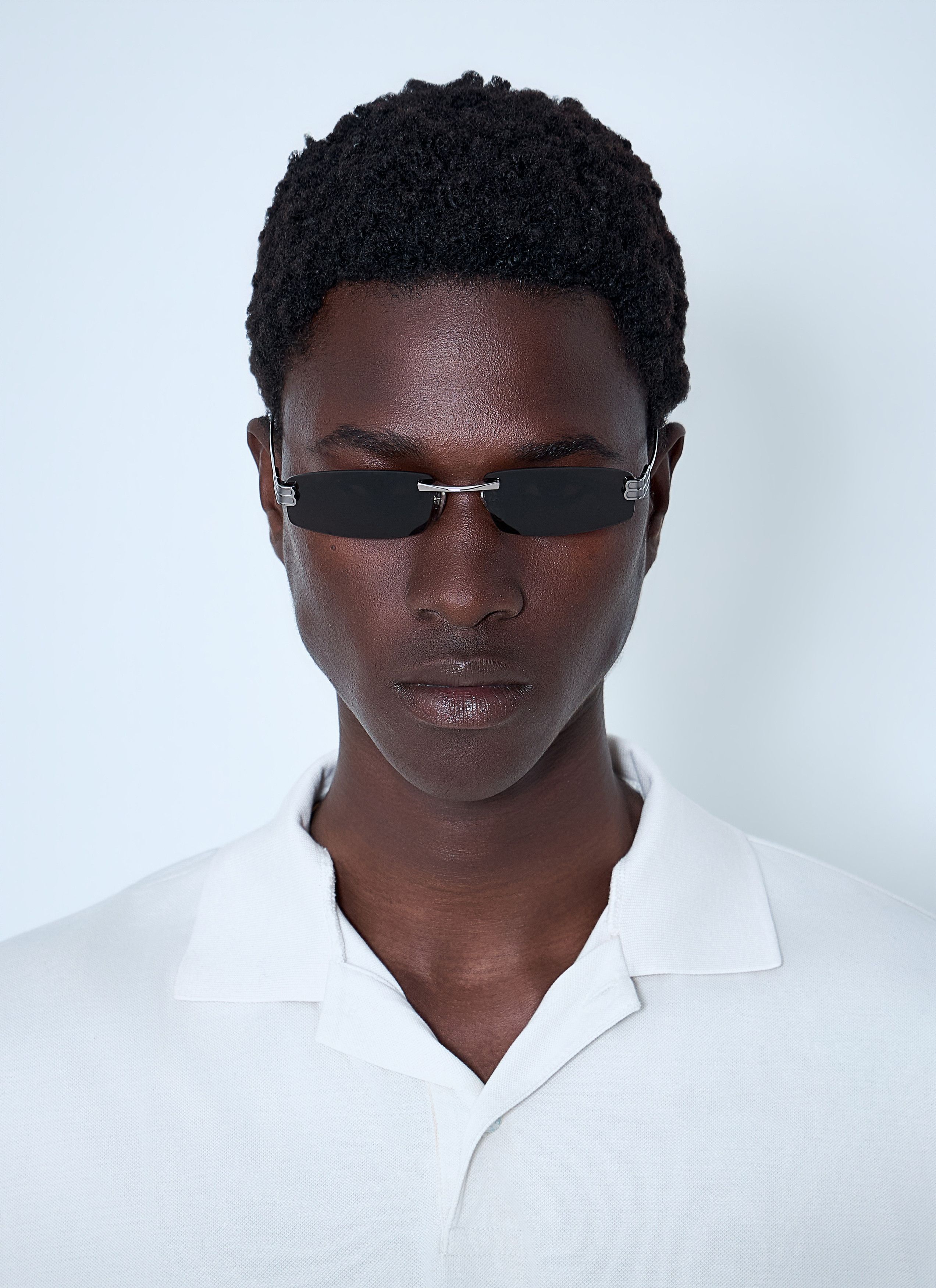 Balenciaga Gossip Rectangle Sunglasses Size ONE SIZE - 2 Thumbnail