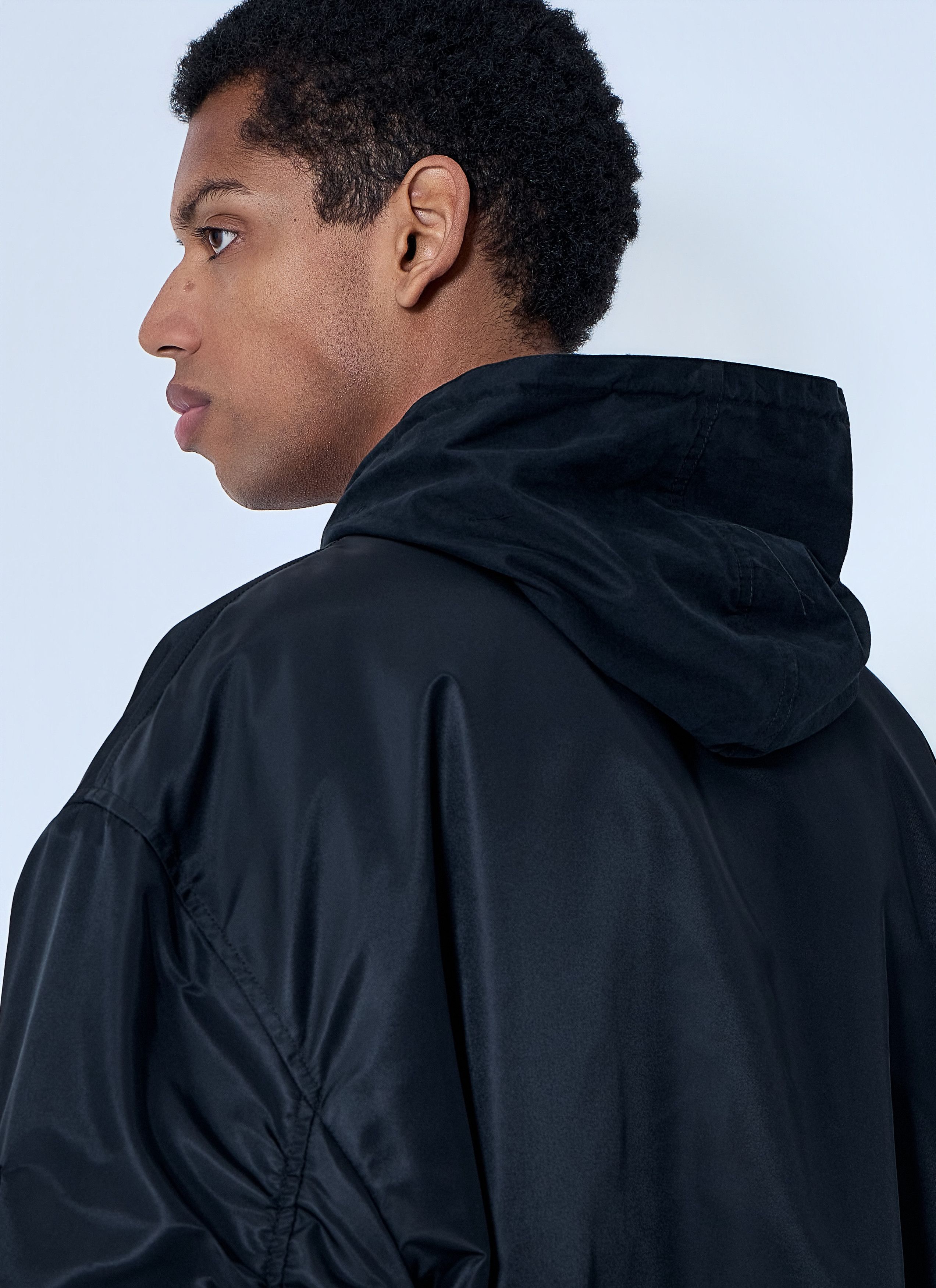 Balenciaga Hooded Bomber Jacket Size US L / EU 52-54 / 3 - 6 Thumbnail