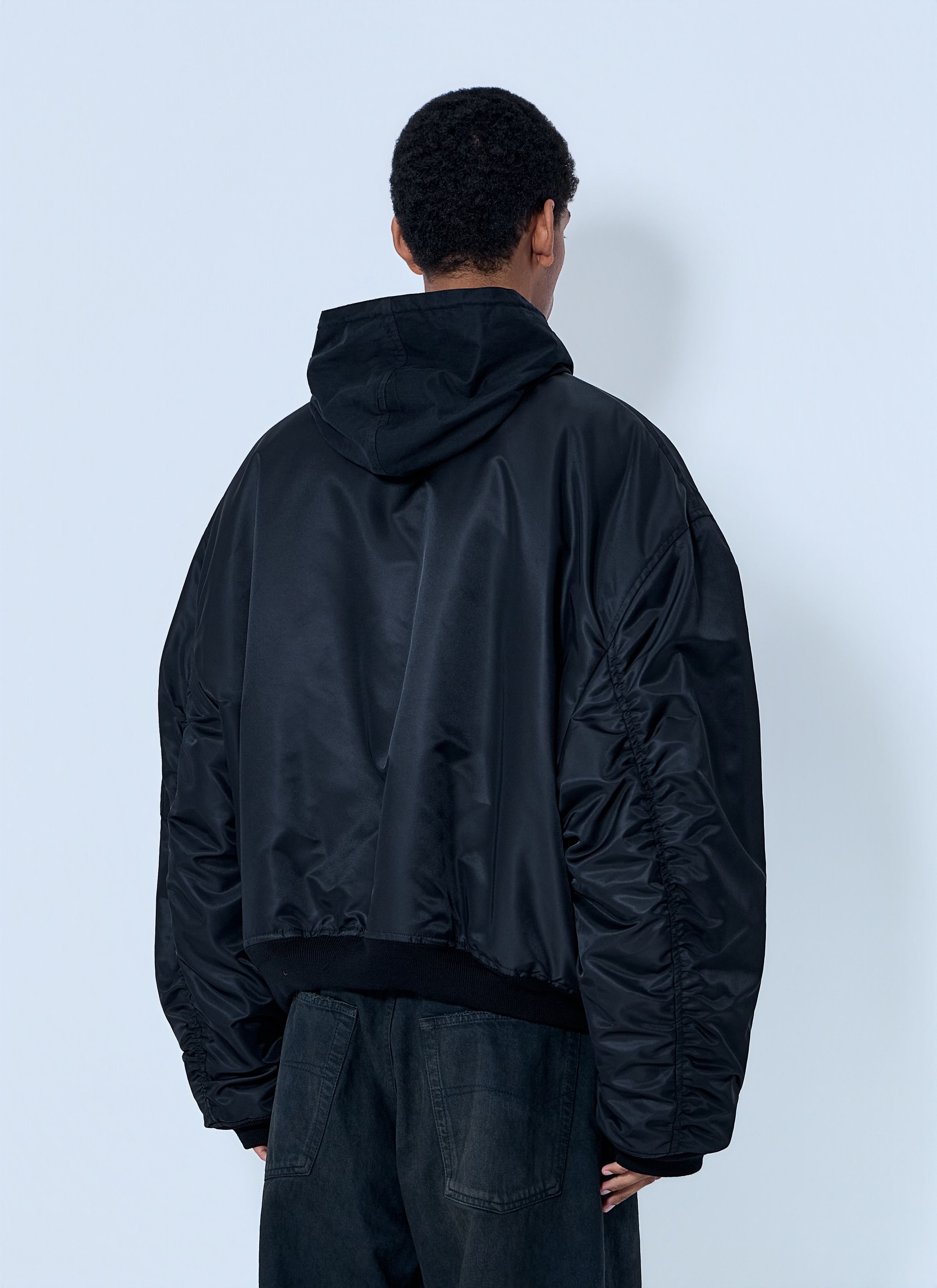 Balenciaga Hooded Bomber Jacket Size US L / EU 52-54 / 3 - 4 Thumbnail