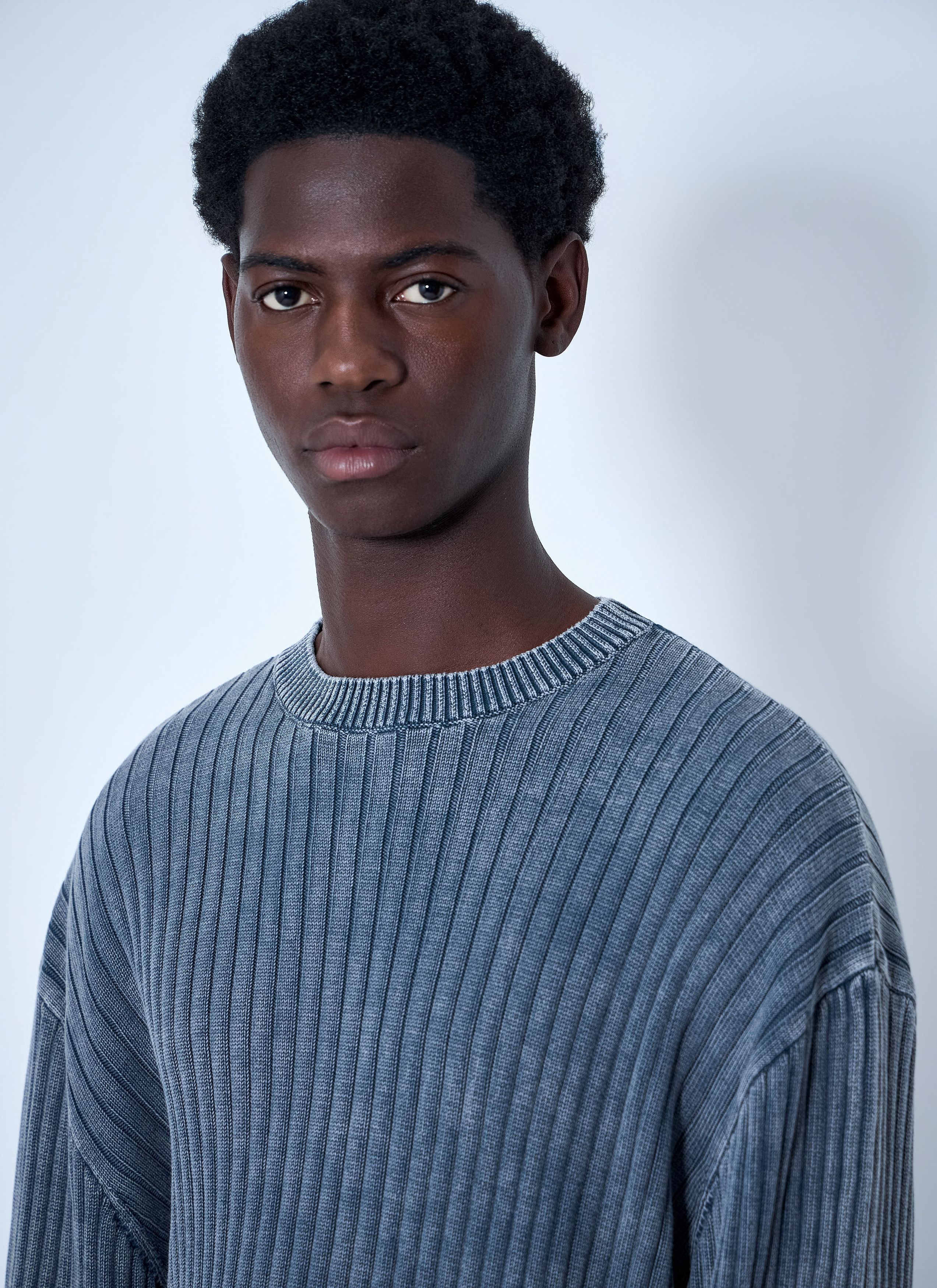 Balenciaga Ribbed Knit Sweater Size US L / EU 52-54 / 3 - 6 Thumbnail