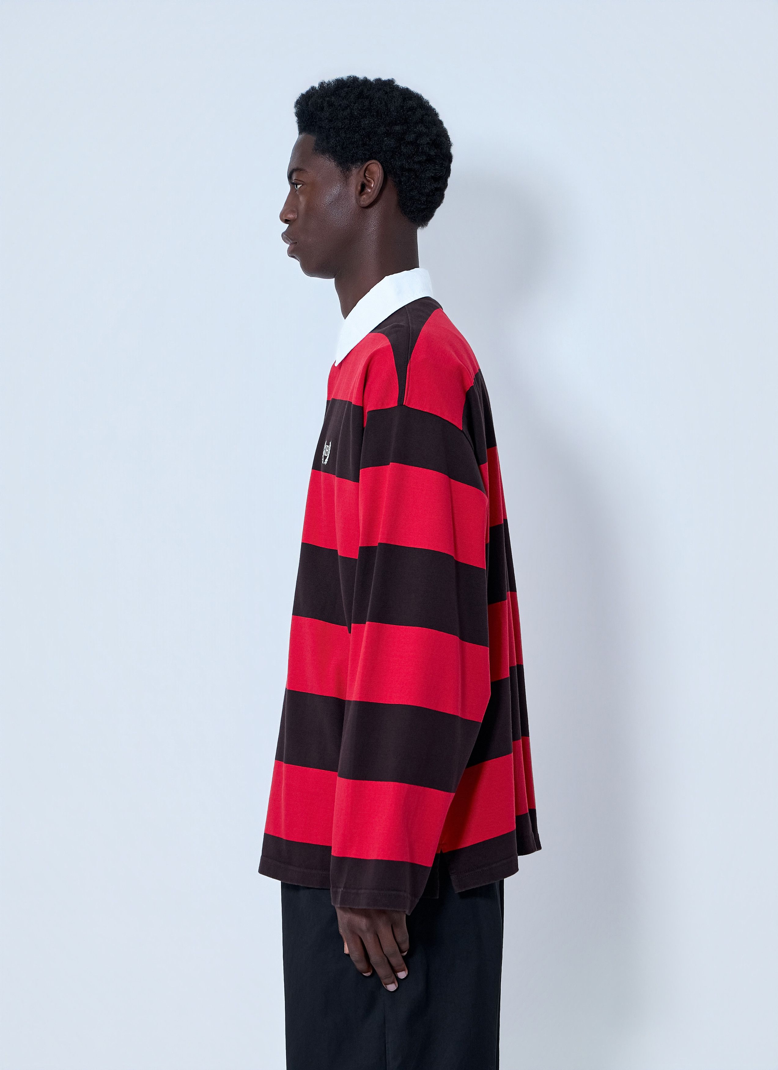 Balenciaga Striped Rugby T-Shirt Size US L / EU 52-54 / 3 - 3 Thumbnail