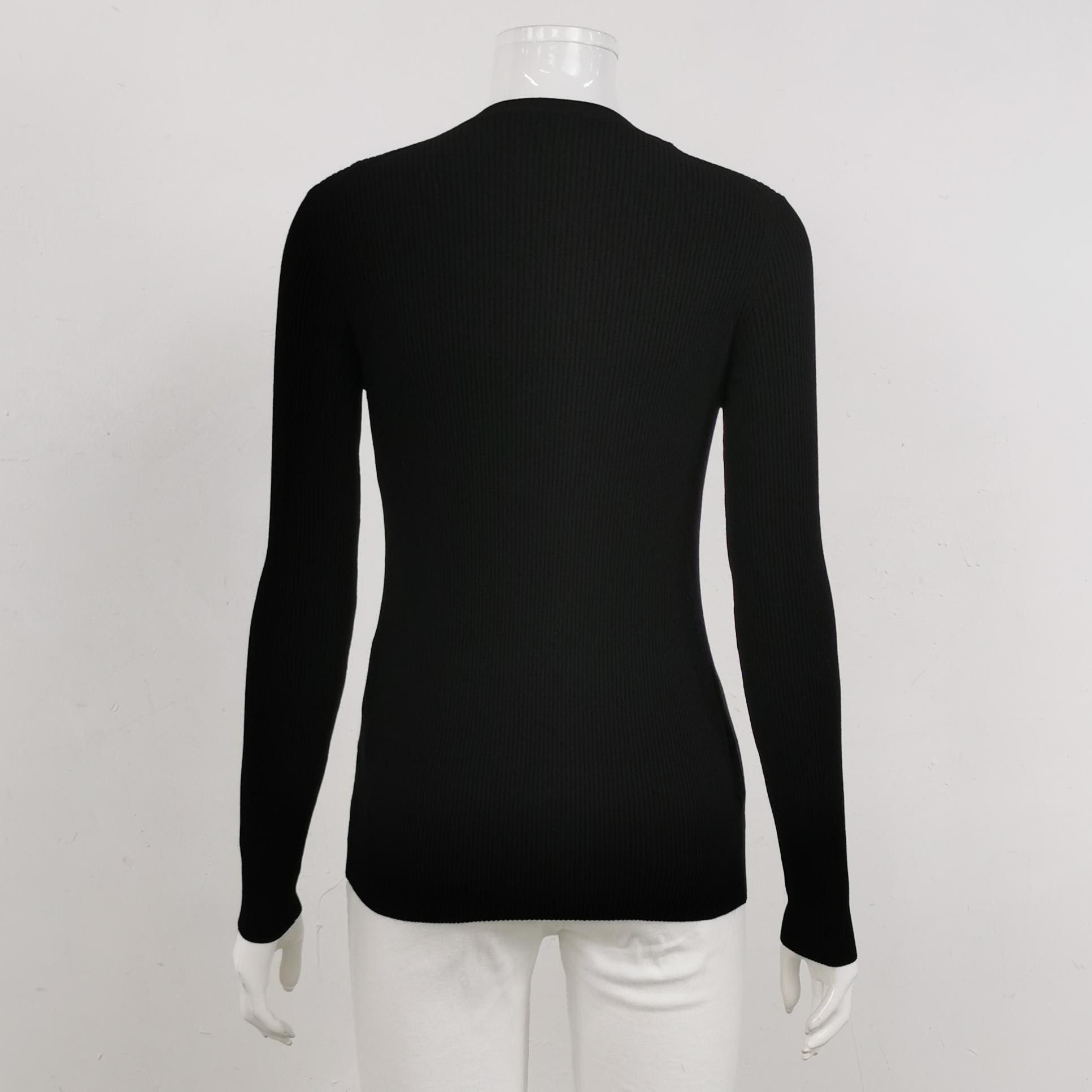 Prada Prada Ribbed Knit Long Sleeve Sweater Size 38 Size XS / US 0-2 / IT 36-38 - 2 Thumbnail