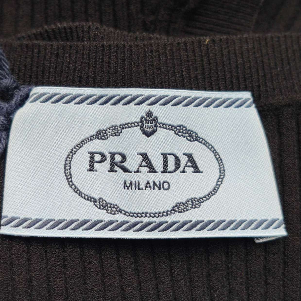 Prada Prada Ribbed Knit Long Sleeve Sweater Size 38 Size XS / US 0-2 / IT 36-38 - 4 Thumbnail