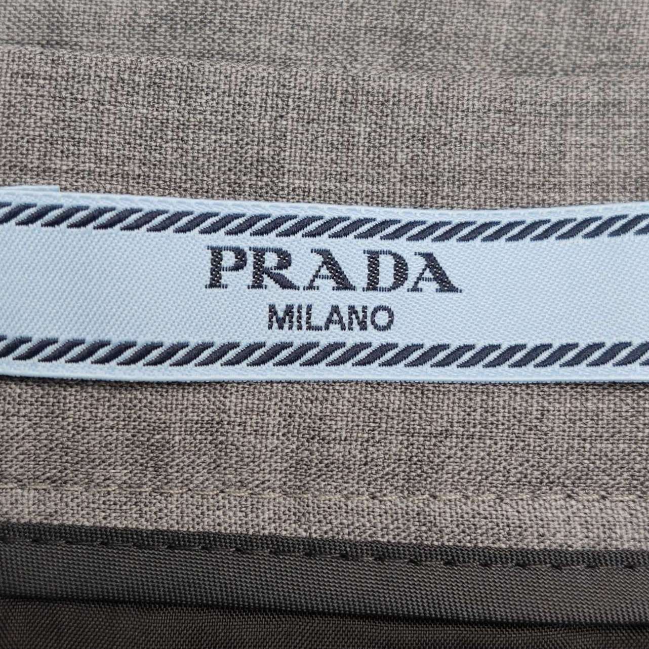Prada Prada Pleated Midi Skirt Size 38 Size 26" / US 2 / IT 38 - 4 Thumbnail