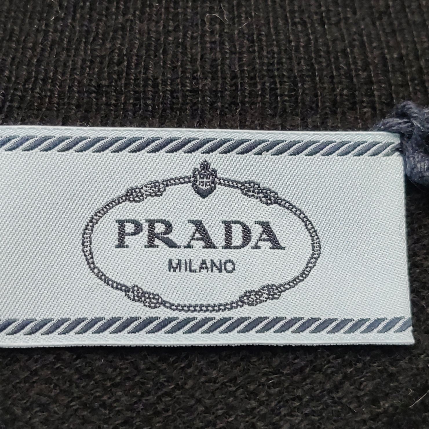 Prada Prada Black Cashmere Polo Shirt Size 40 Size S / US 4 / IT 40 - 5 Thumbnail