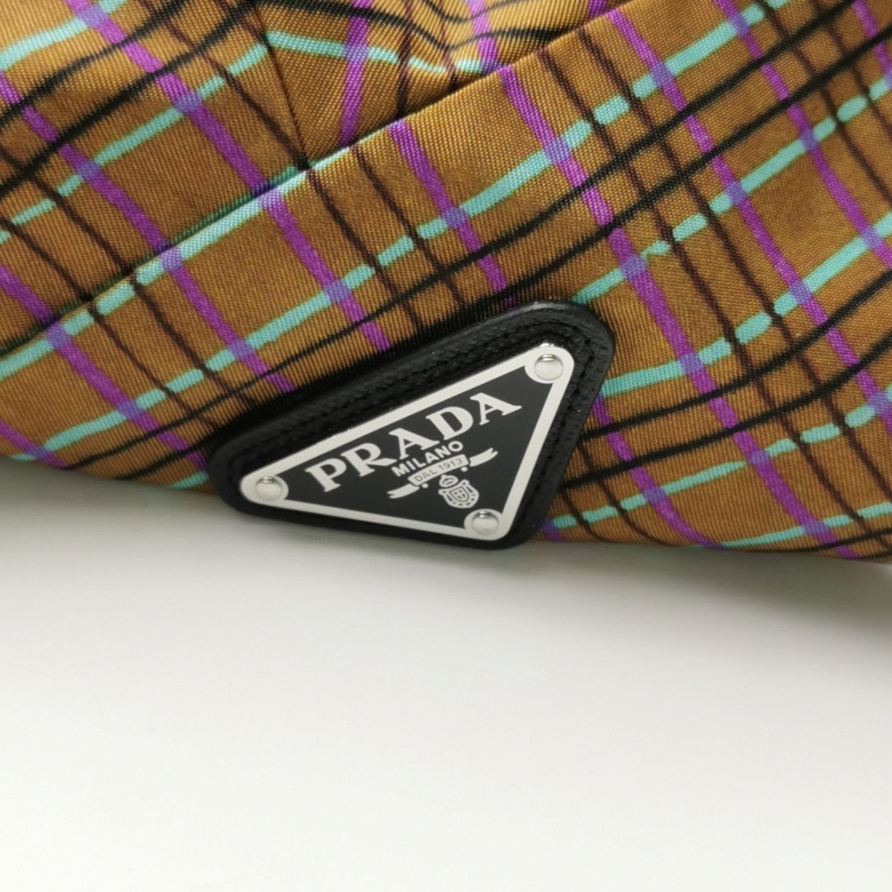 Prada Prada Plaid Nylon Crop Top Size 36 Size XS / US 0-2 / IT 36-38 - 3 Thumbnail