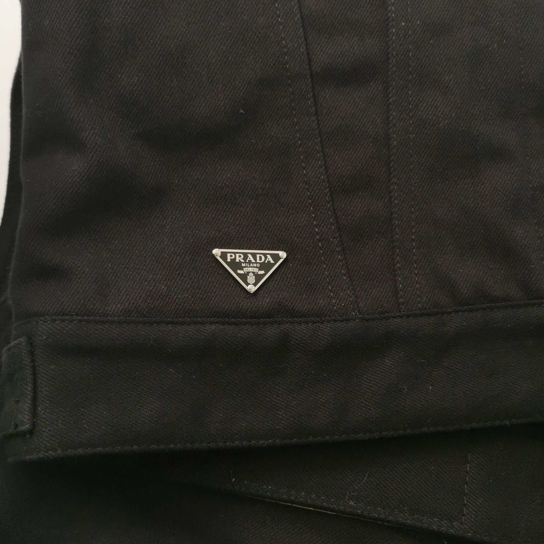 Prada Prada Triangle Logo Cotton Vest Size M Size US M / EU 48-50 / 2 - 3 Thumbnail