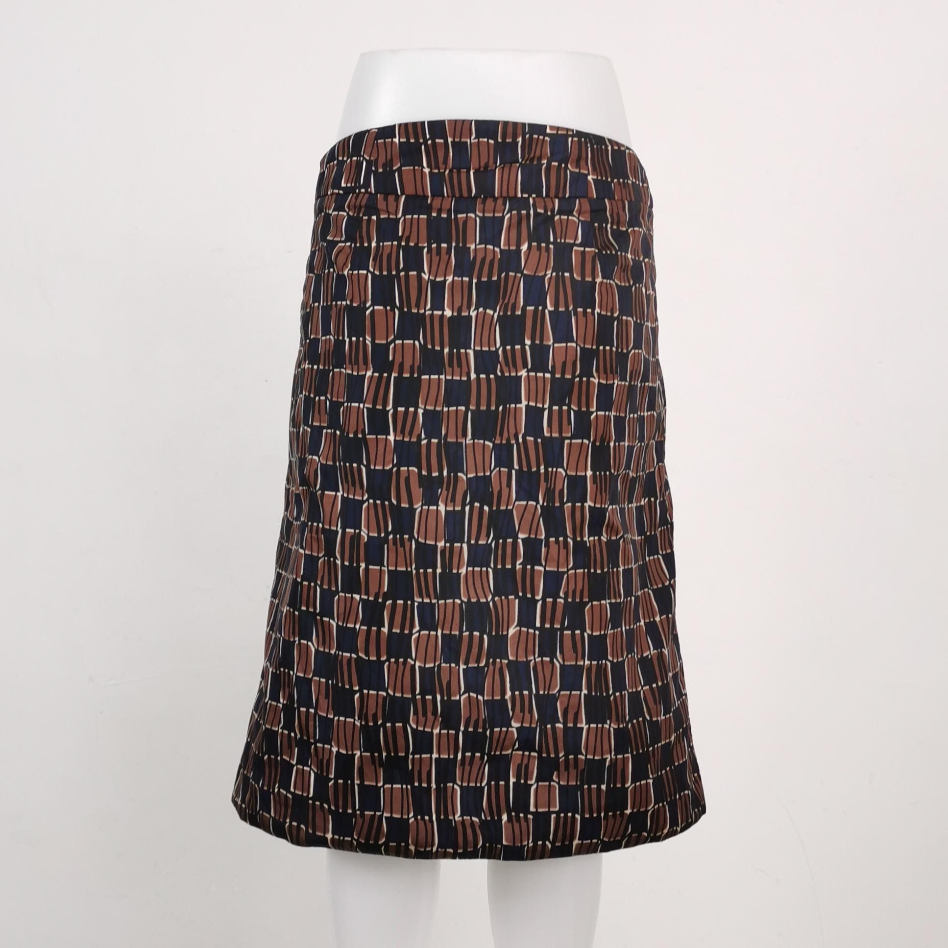 Prada Prada Checkerboard Skirt Size 38 Size 26" / US 2 / IT 38 - 2 Thumbnail