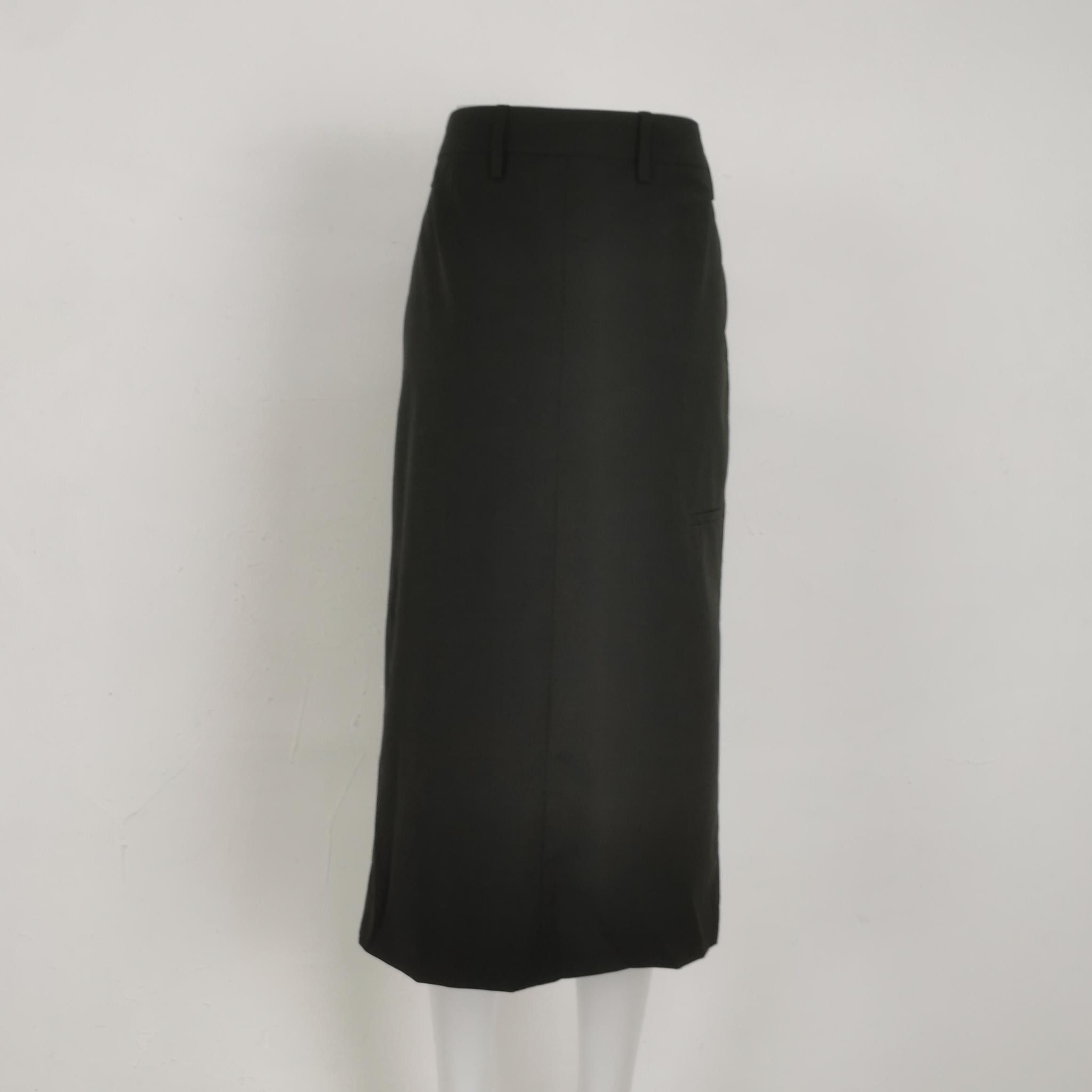 Prada Prada Wool Midi Skirt IT 40 Size 27" / US 4 / IT 40 - 2 Thumbnail