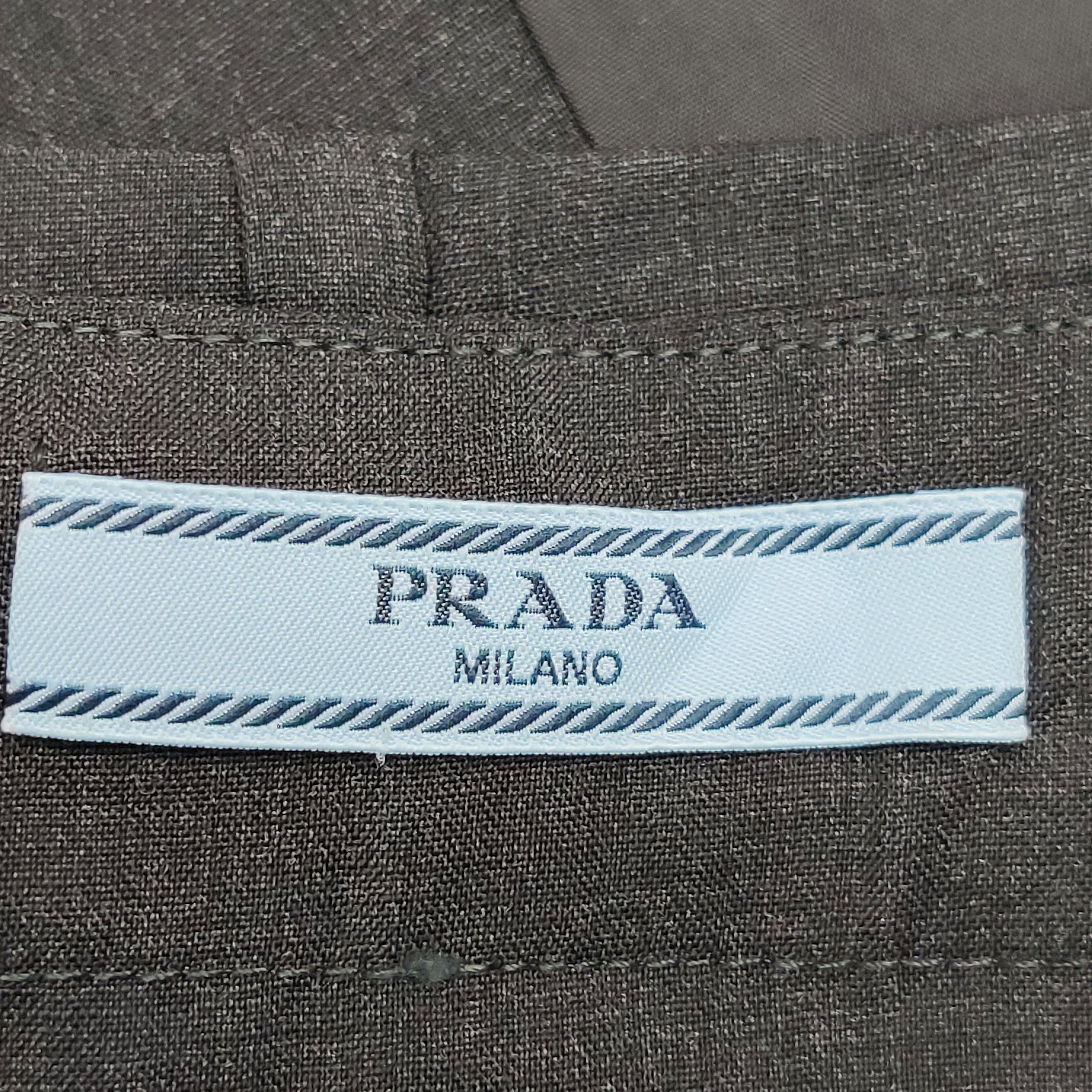 Prada Prada Wool Midi Skirt IT 40 Size 27" / US 4 / IT 40 - 4 Thumbnail