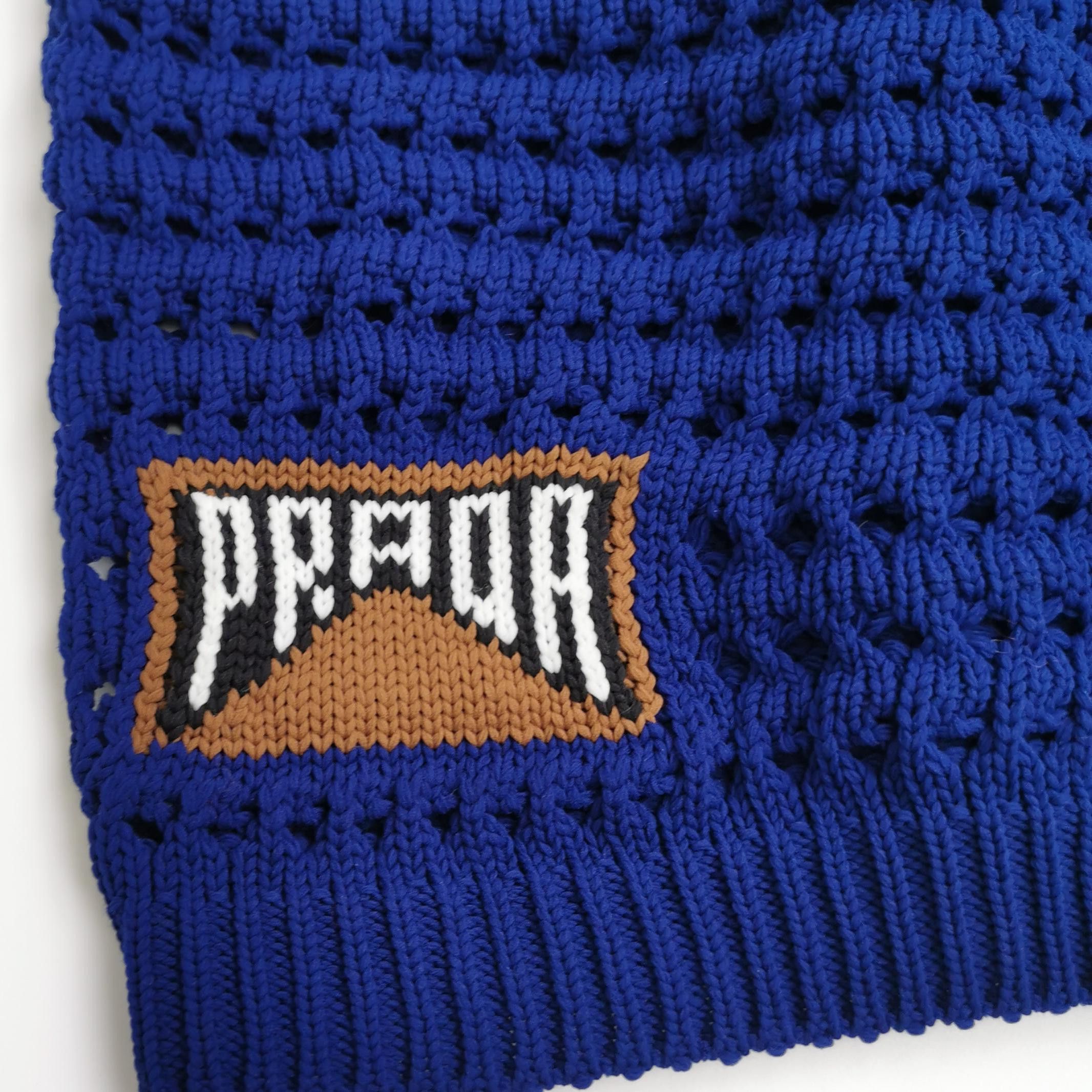 Prada Prada Logo Crochet Knit Tank Top Size 38 Size XS / US 0-2 / IT 36-38 - 3 Thumbnail