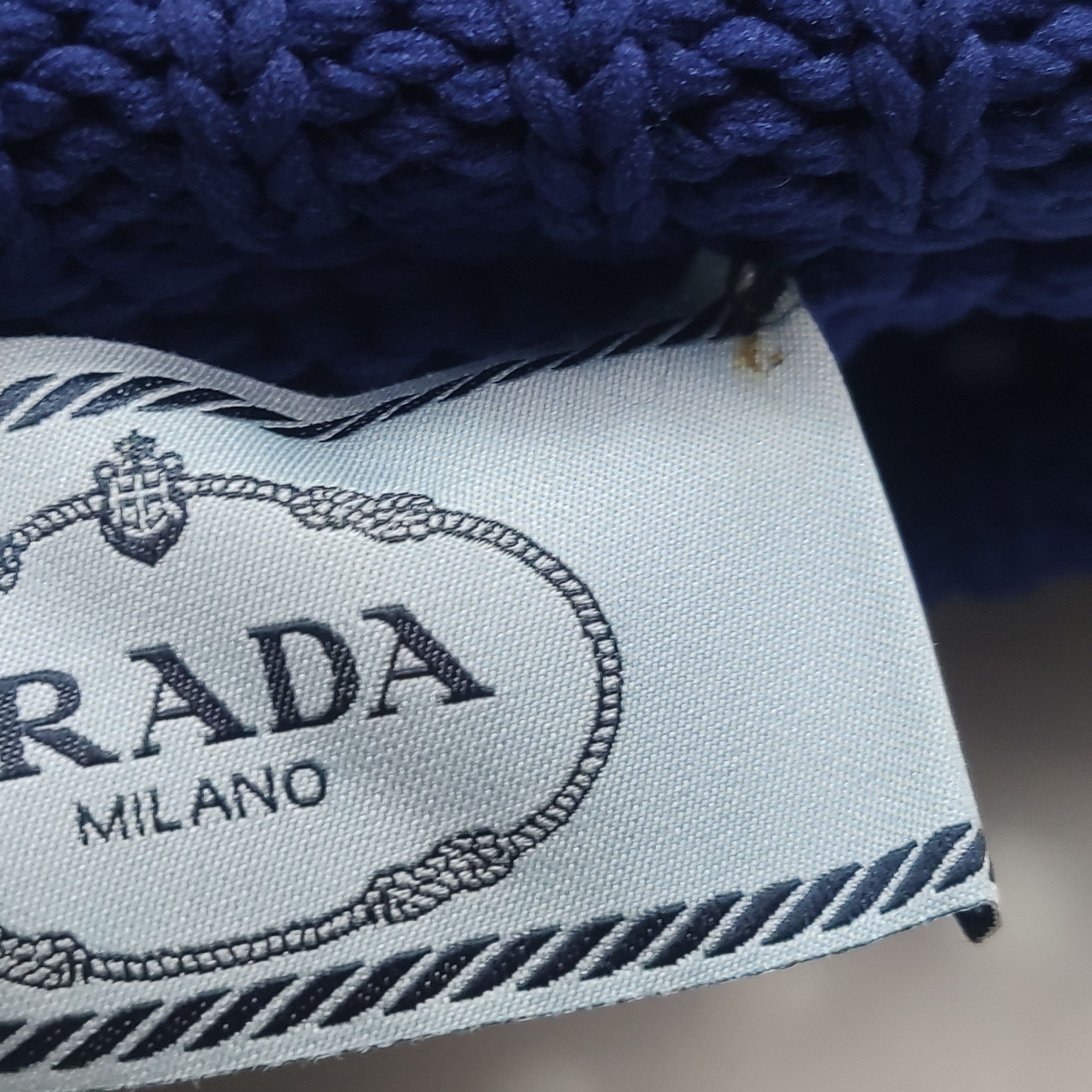 Prada Prada Logo Crochet Knit Tank Top Size 38 Size XS / US 0-2 / IT 36-38 - 8 Thumbnail