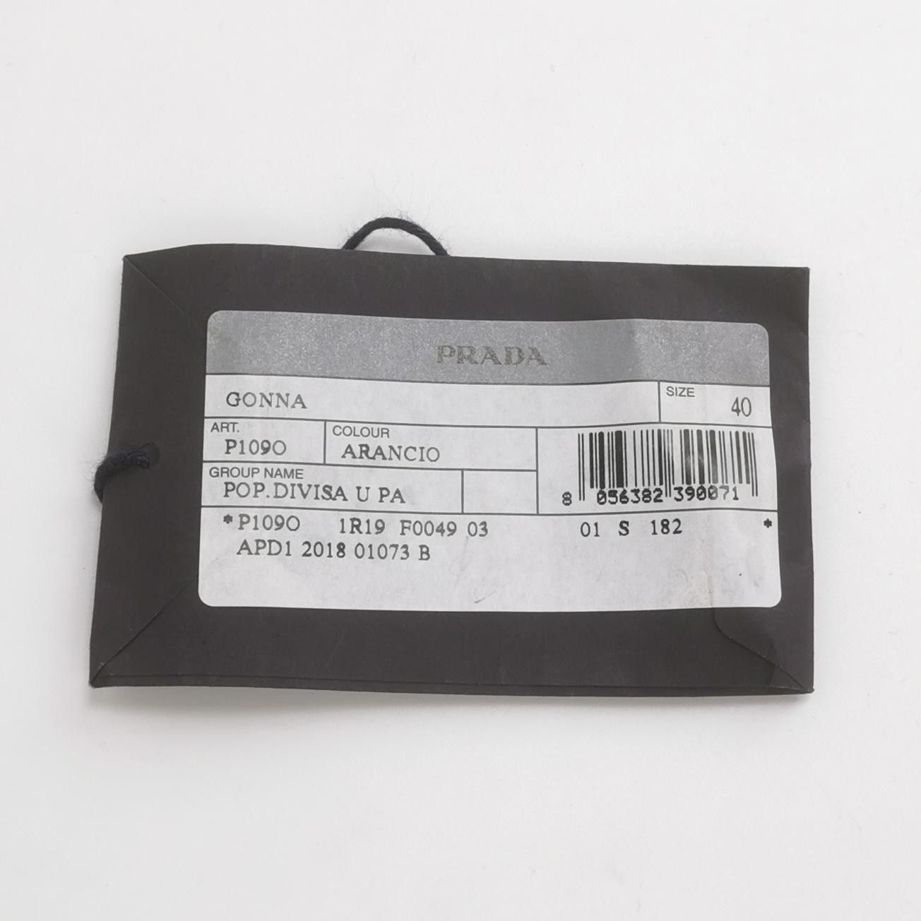 Prada Prada Graphic Print Cotton Midi Skirt Size 40 Size 27" / US 4 / IT 40 - 5 Thumbnail