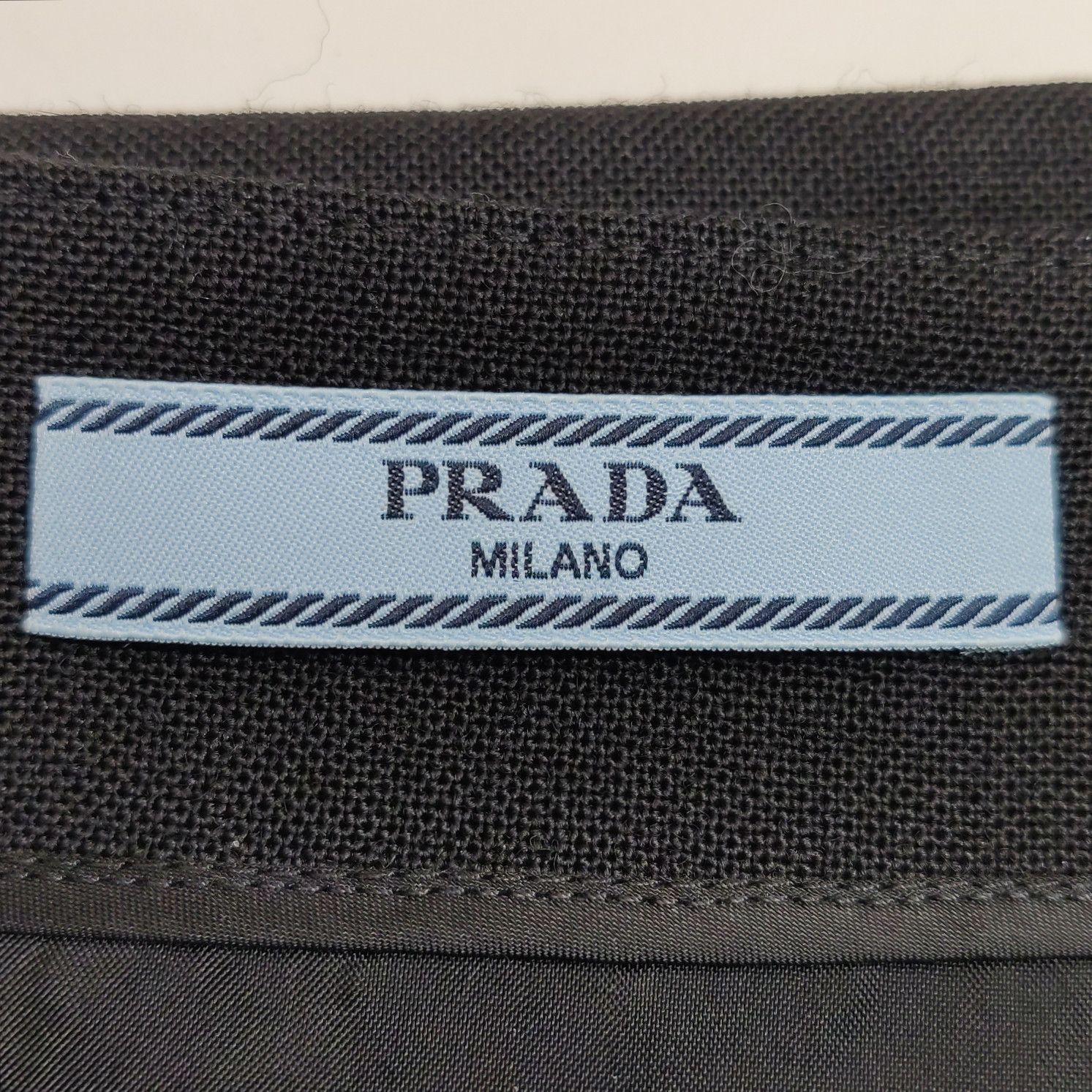 Prada Prada Triangle Logo Mesh Mini Skirt Size 38 Size 26" / US 2 / IT 38 - 7 Thumbnail