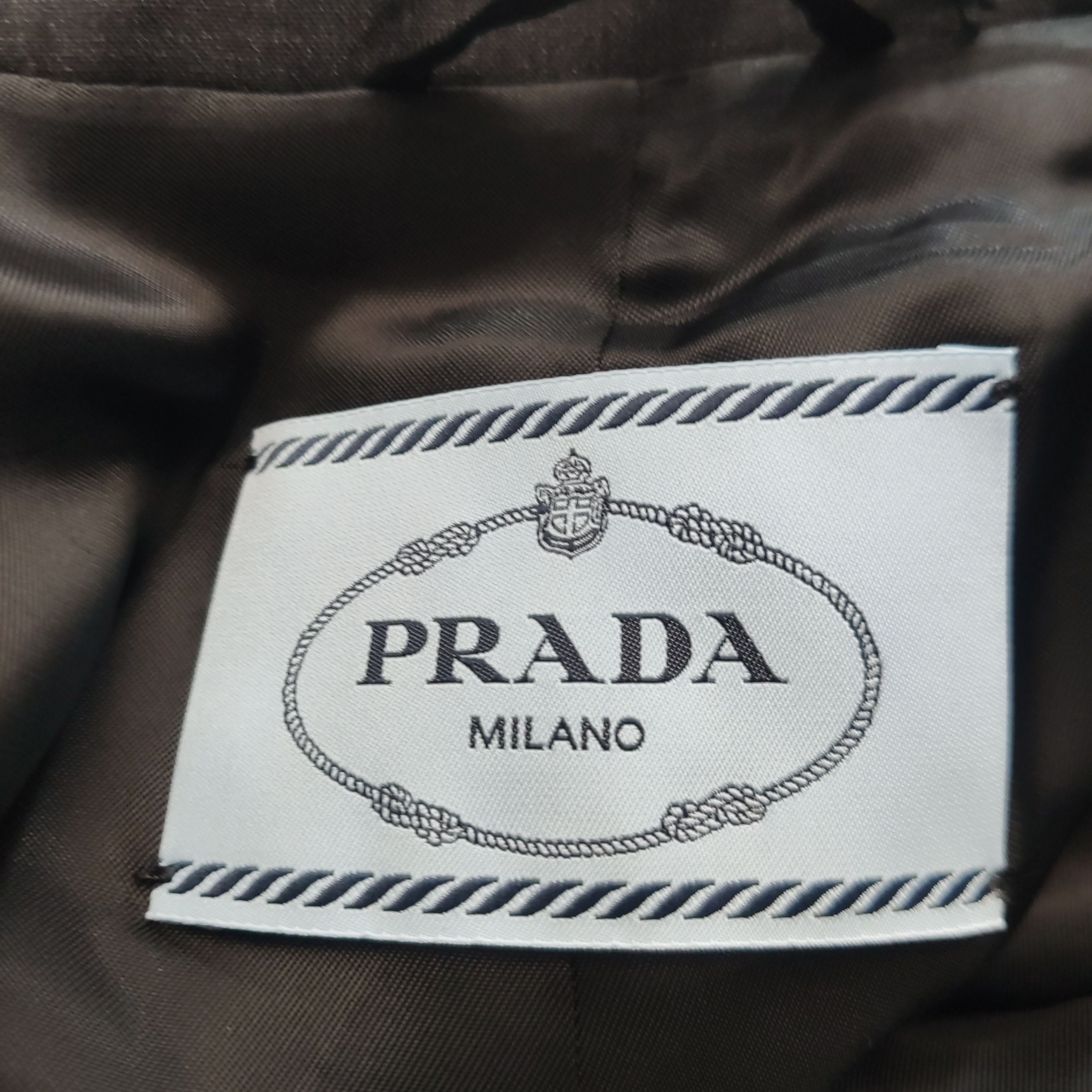 Prada Prada Virgin Wool Single Breasted Blazer Size 36 Size XS / US 0-2 / IT 36-38 - 4 Thumbnail