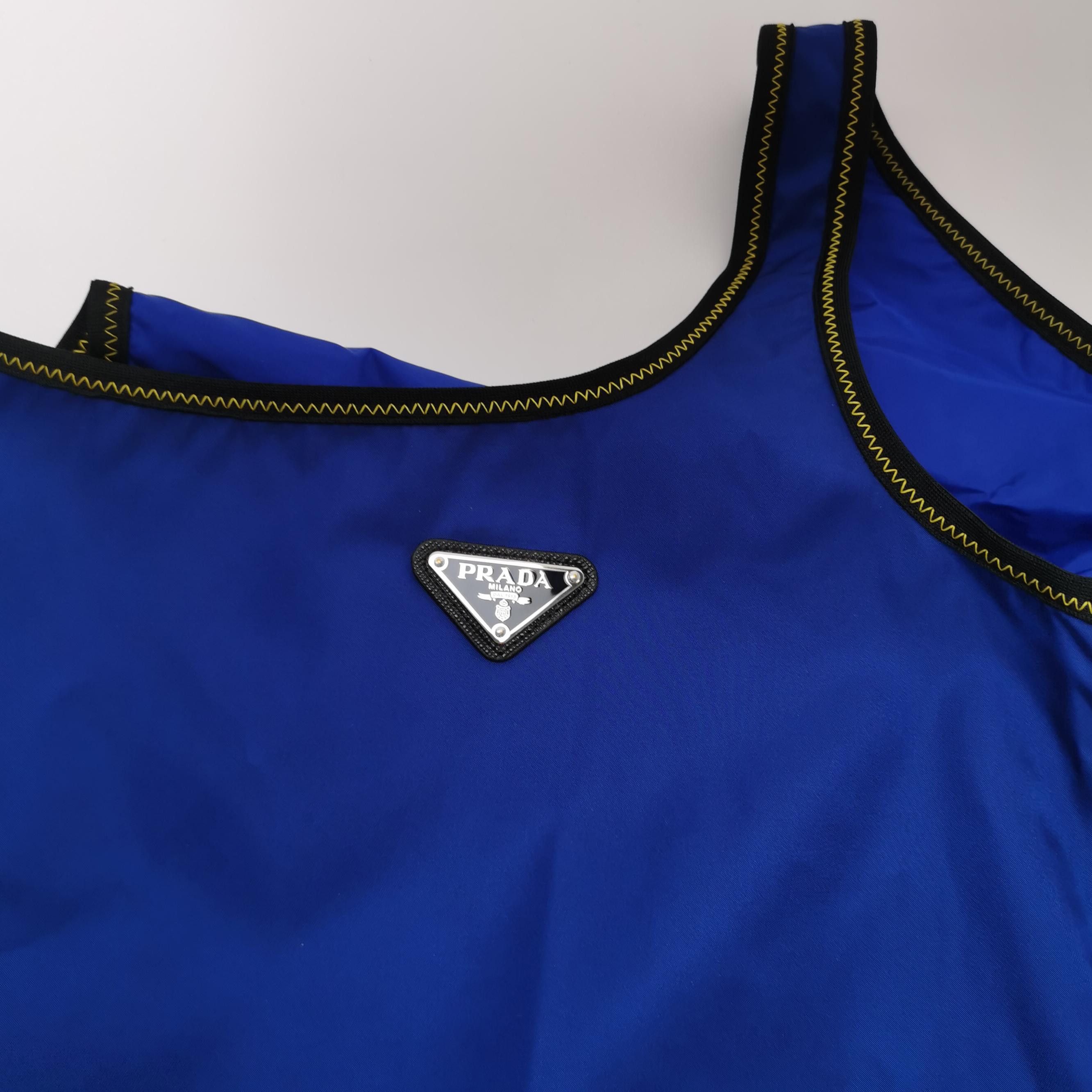 Prada Prada Re-Nylon Triangle Logo Mini Dress Size 40 Size S / US 4 / IT 40 - 3 Thumbnail