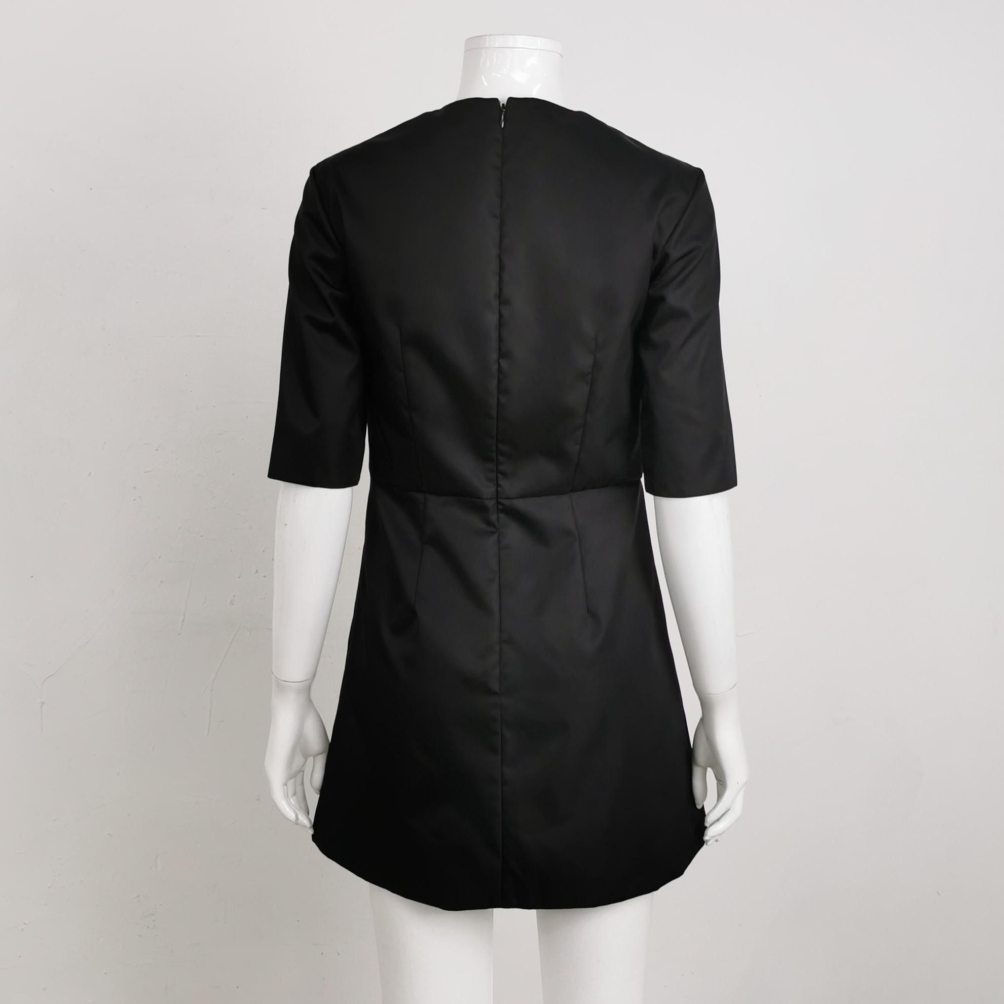Prada Prada Re-Nylon Logo Plaque Mini Dress 38 Size XS / US 0-2 / IT 36-38 - 2 Thumbnail