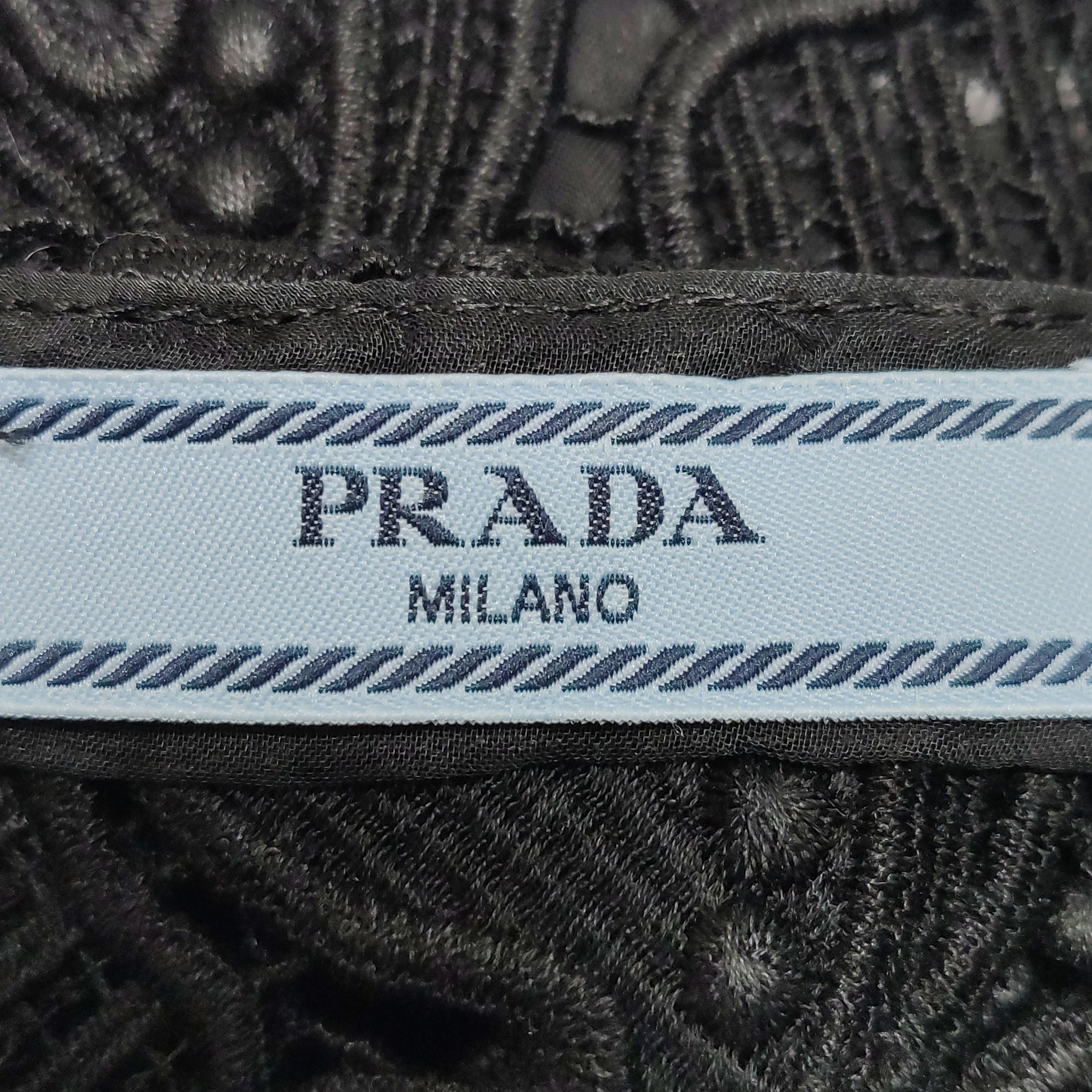 Prada Prada Floral Lace Mini Skirt Size 36 Size 25" / US 0 / IT 36 - 8 Thumbnail