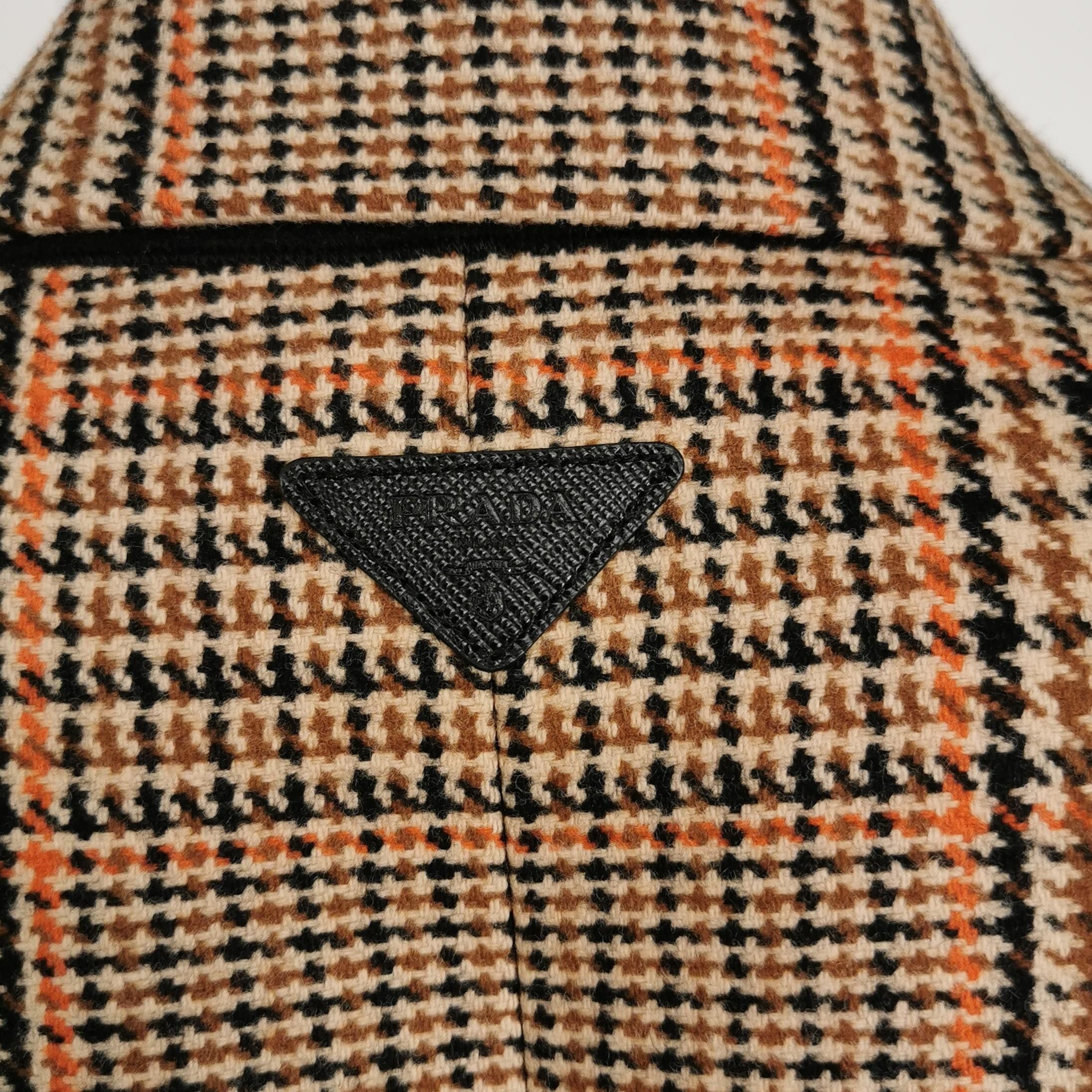 Prada Prada Plaid Wool Cashmere Coat Size 38 Size XS / US 0-2 / IT 36-38 - 3 Thumbnail