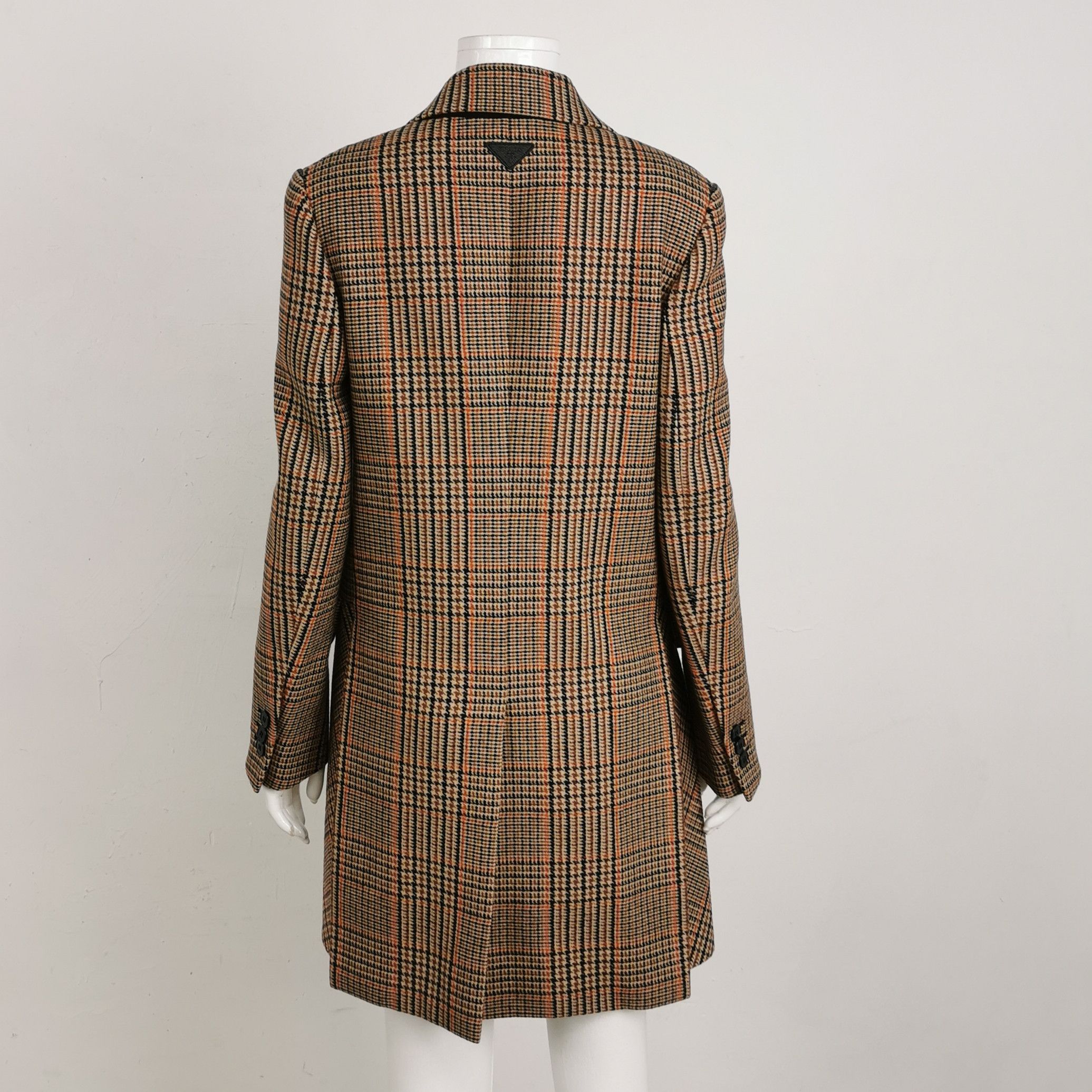 Prada Prada Plaid Wool Cashmere Coat Size 38 Size XS / US 0-2 / IT 36-38 - 2 Thumbnail