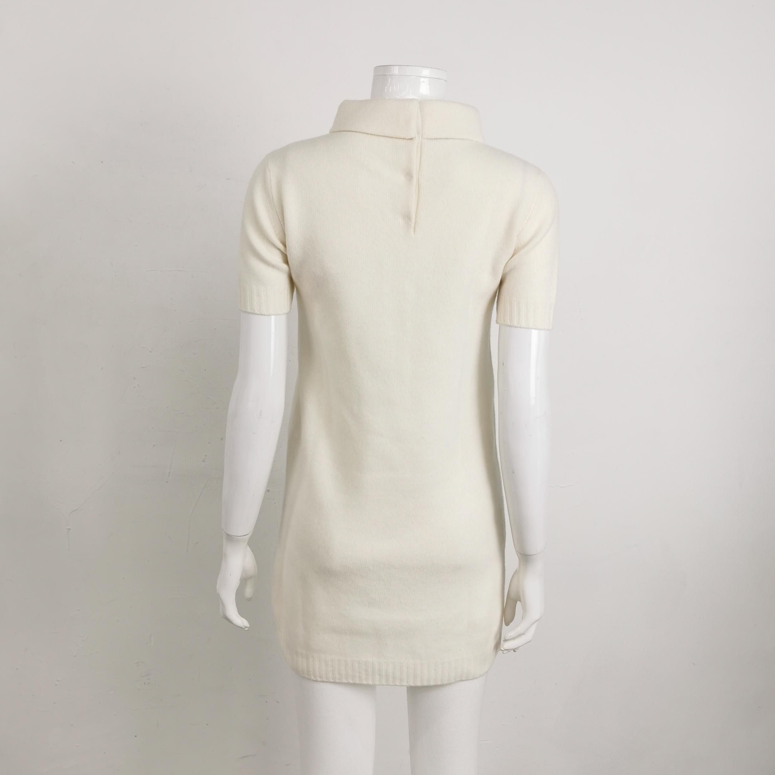 Prada Prada Virgin Wool High Neck Mini Dress Size 36 Size XS / US 0-2 / IT 36-38 - 2 Thumbnail